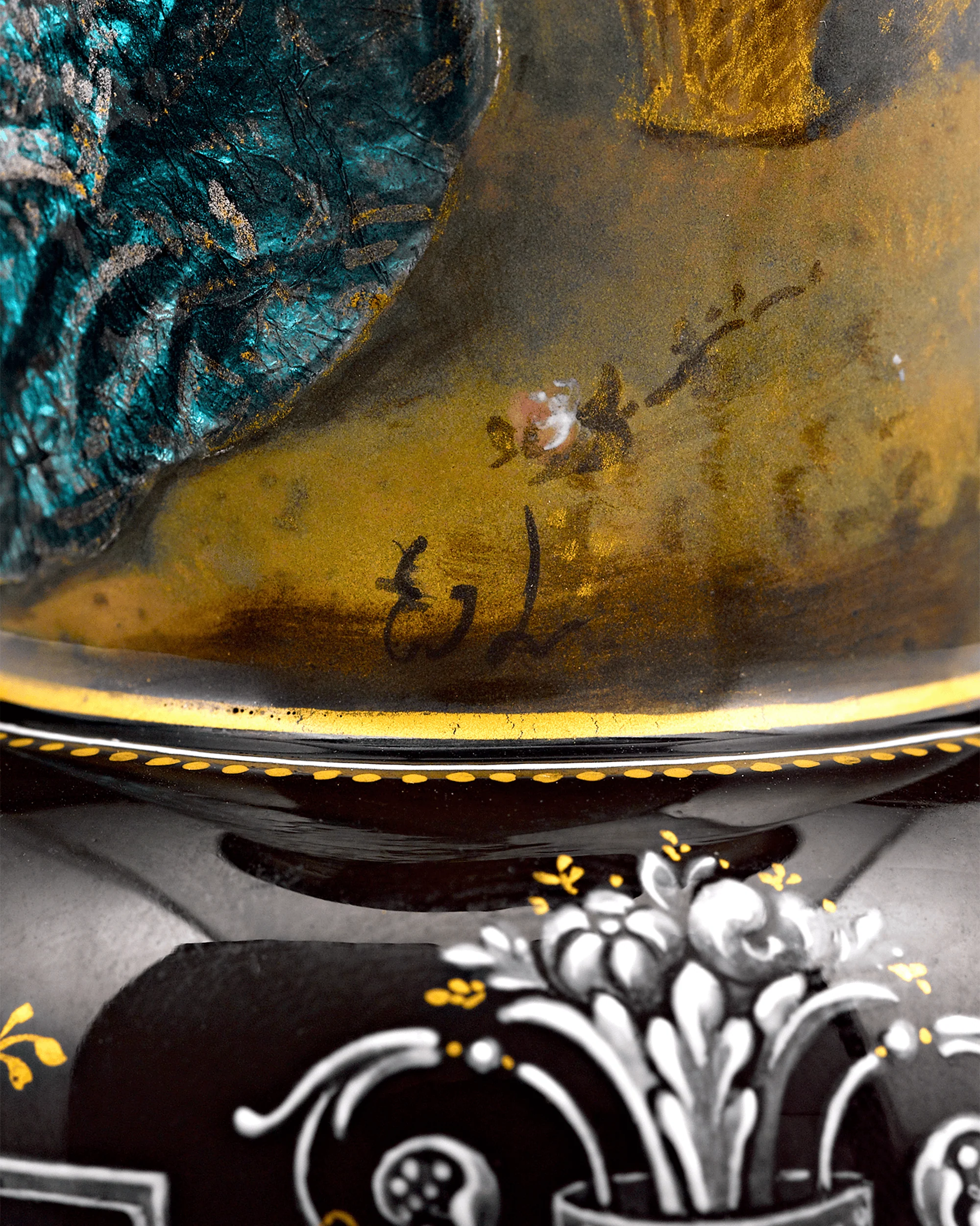 Limoges Enamel Vases - Image 4