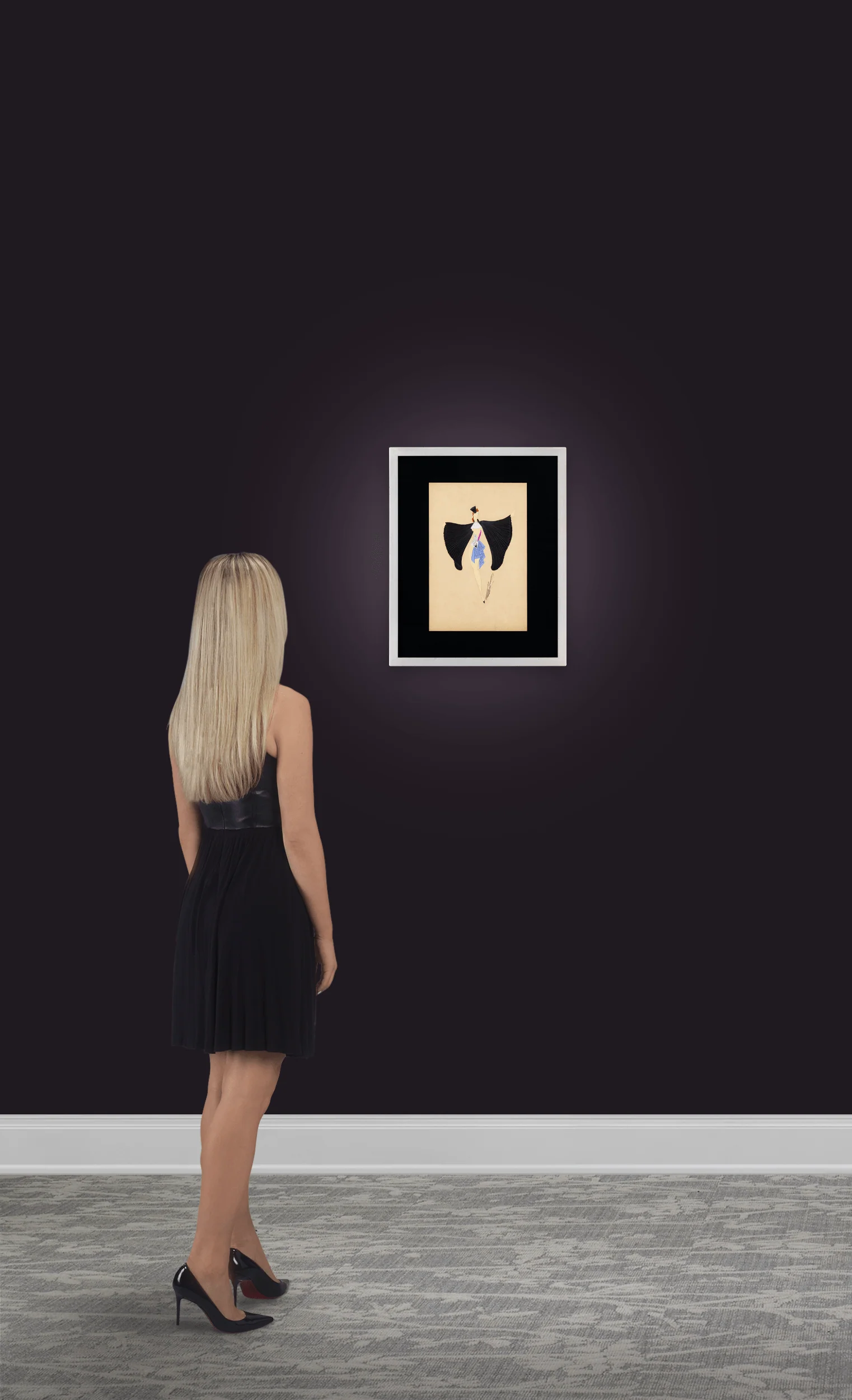 L'Intellectuelle by Erté - Image 3