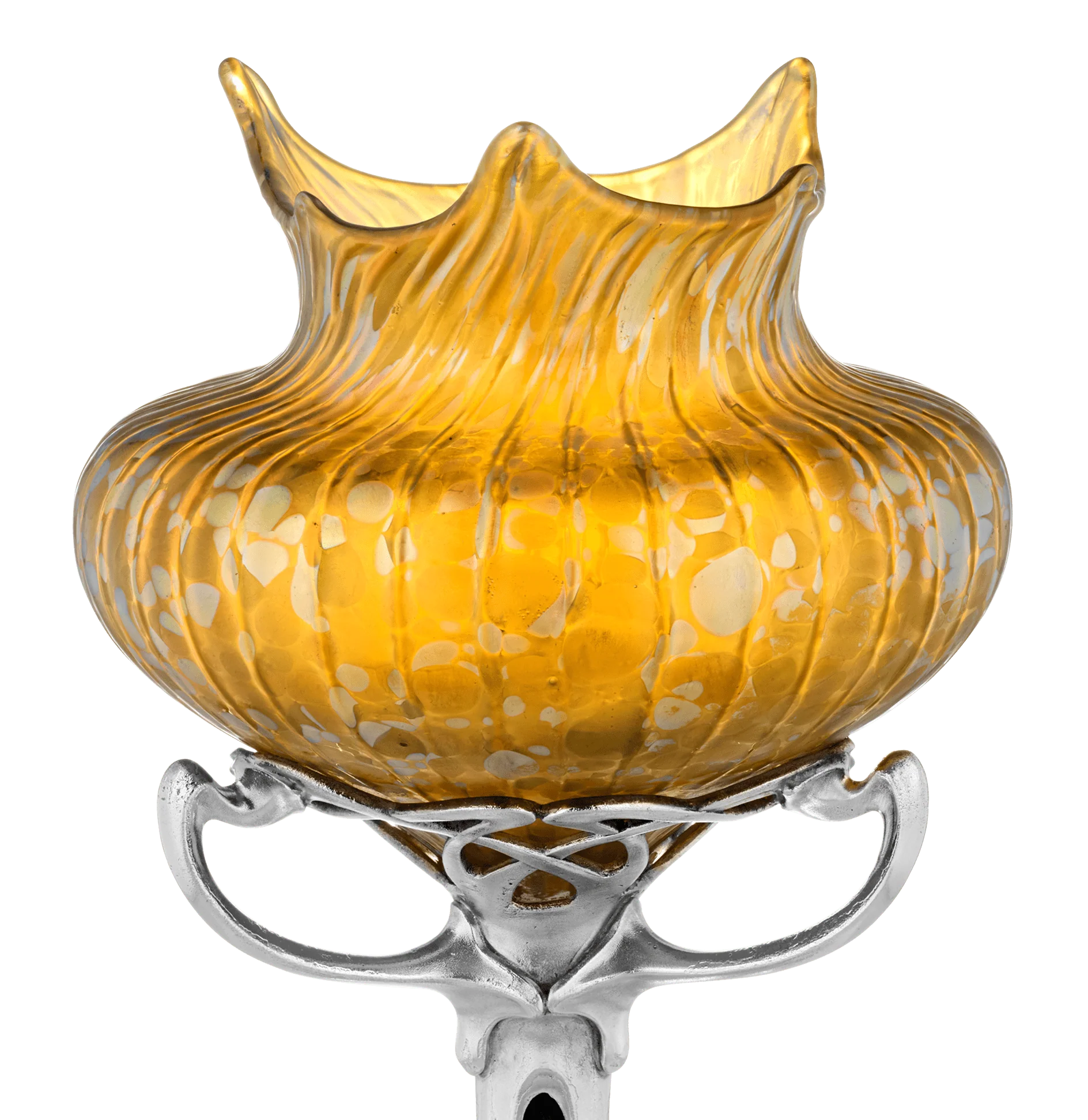 Loetz Phaenomen Genre Vase on a Floral Base - Image 3