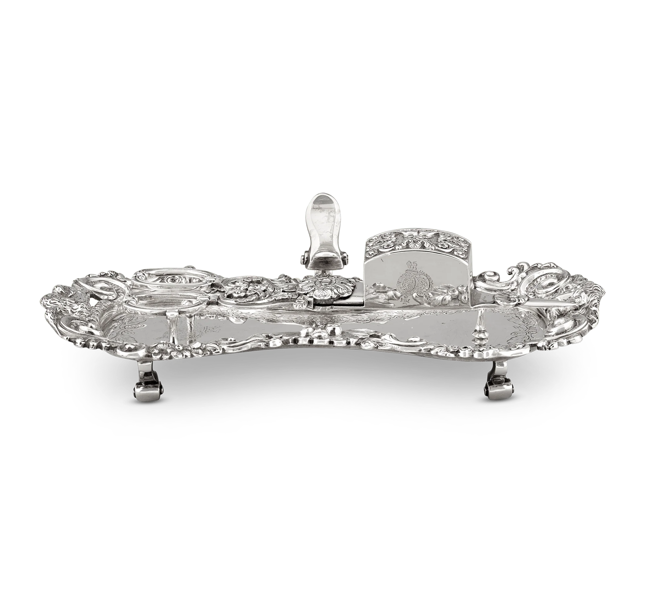 Lord Frederick FitzClarence's Silver Candle Snuffers and Stand - Image 3