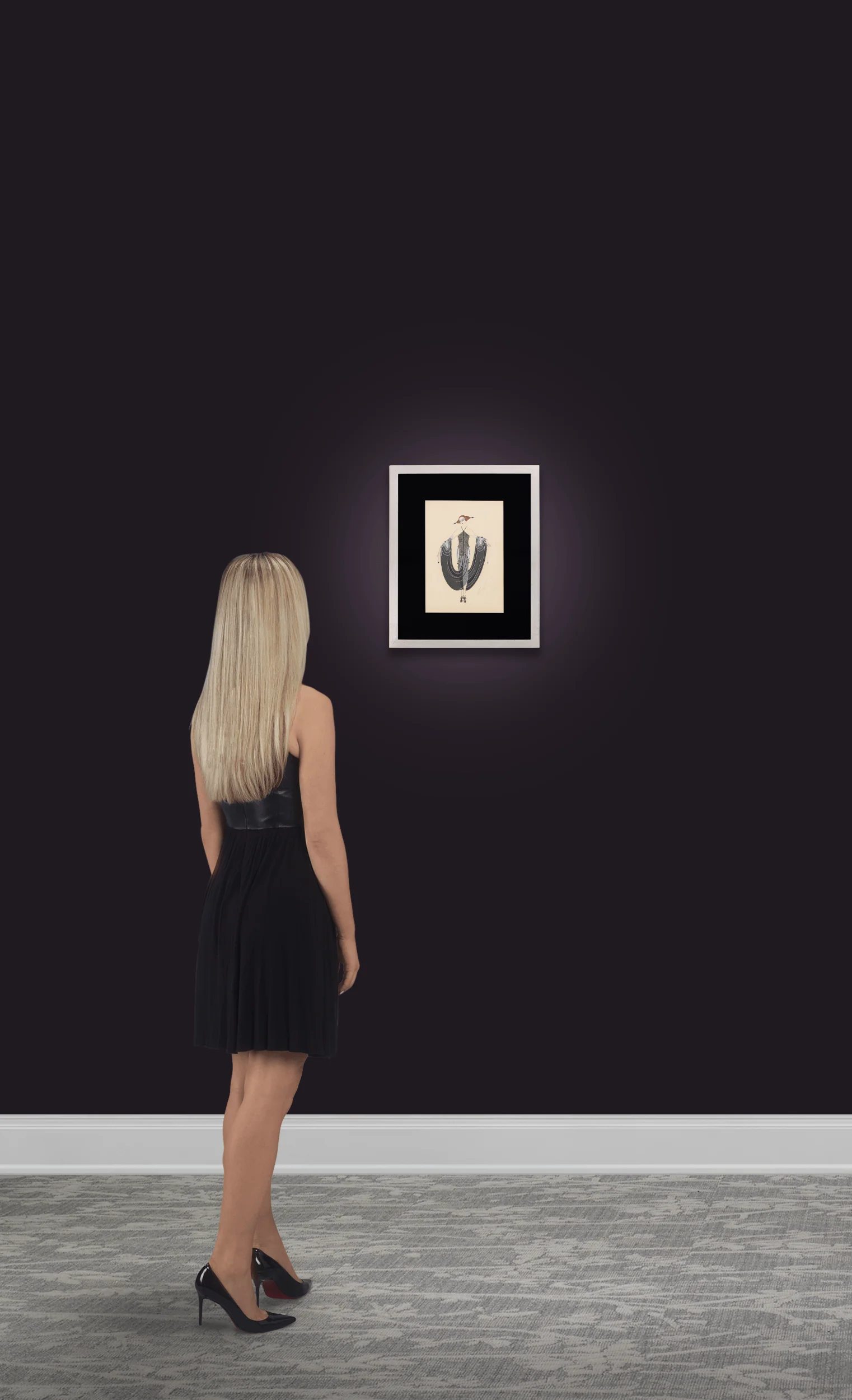 L'Oubliée by Erté - Image 3