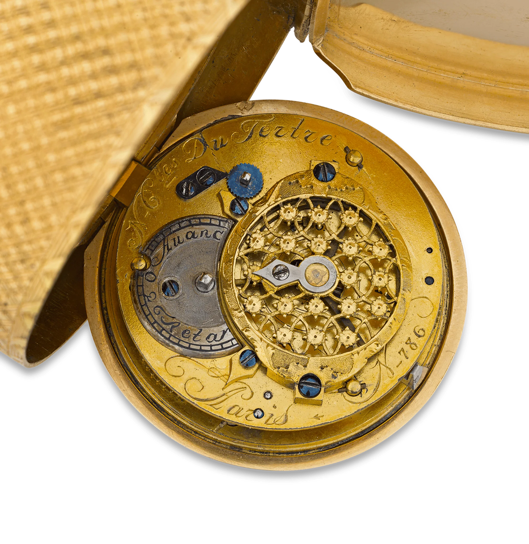 Louis XV French Gold Snuff Box and Watch - Image 2