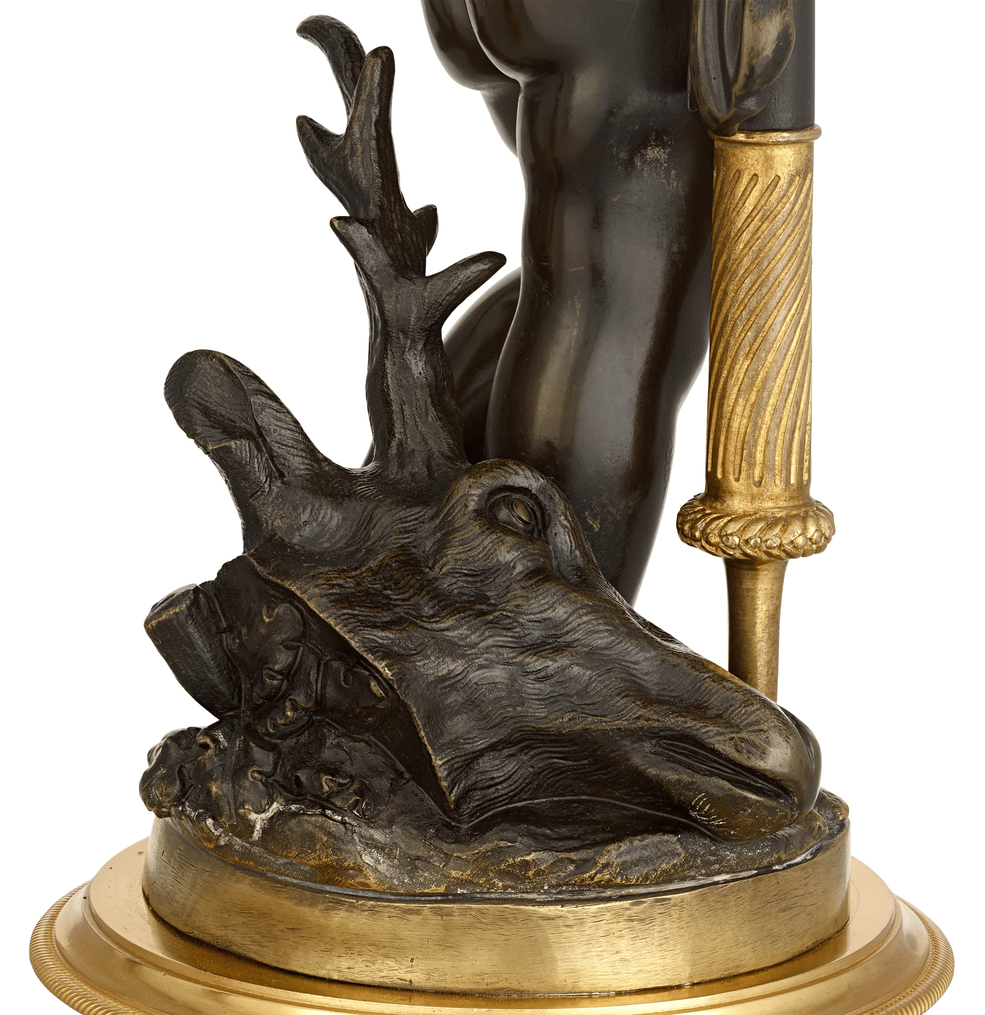 Louis XVI Bronze Ormolu Candelabra with Putti - Image 4