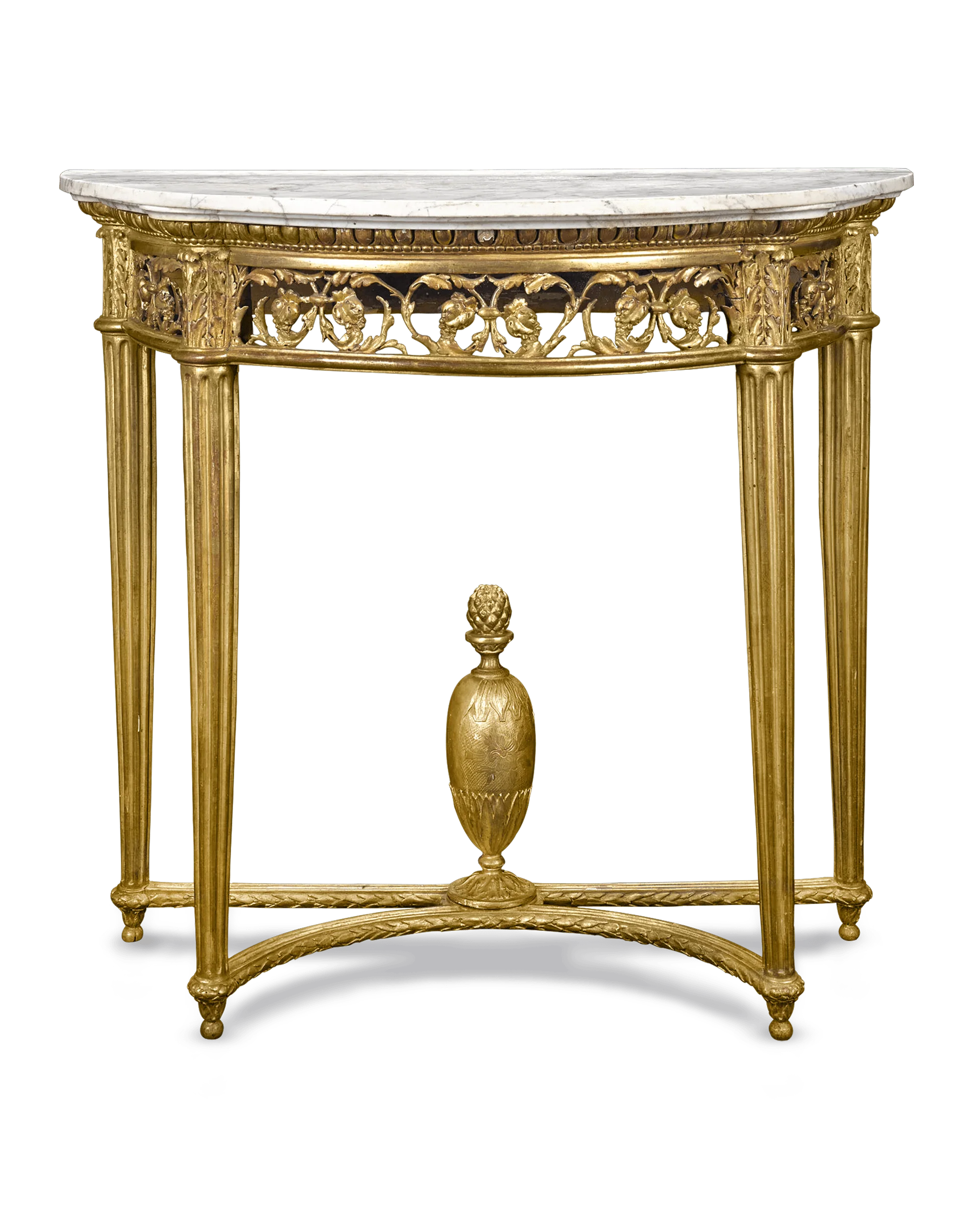 Louis XVI Giltwood Console Table