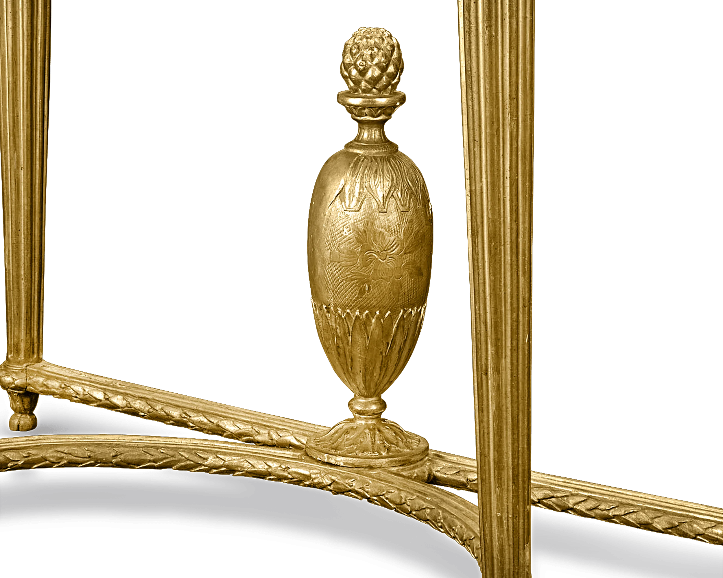 Louis XVI Giltwood Console Table - Image 3