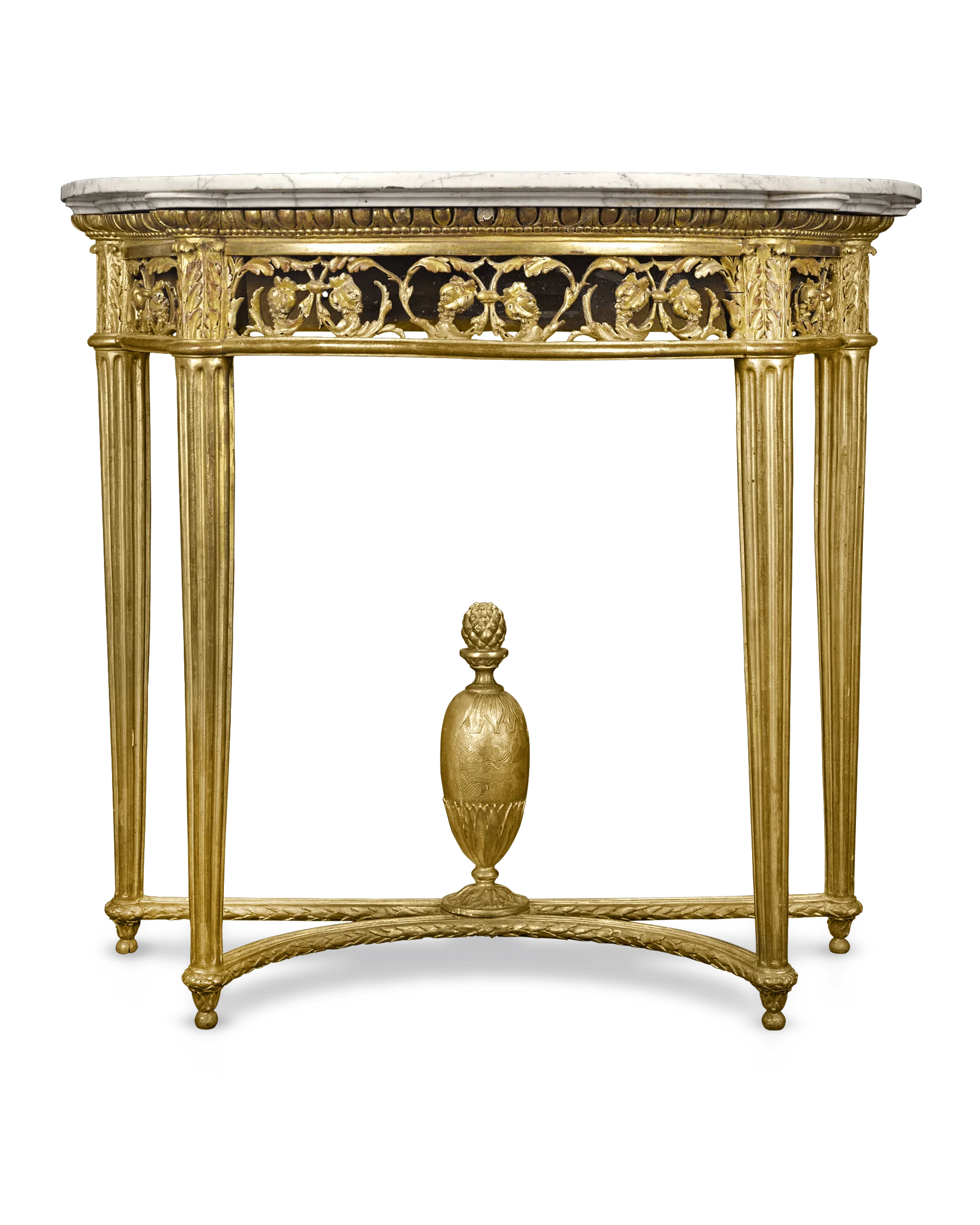 Louis XVI Giltwood Console Table - Image 4