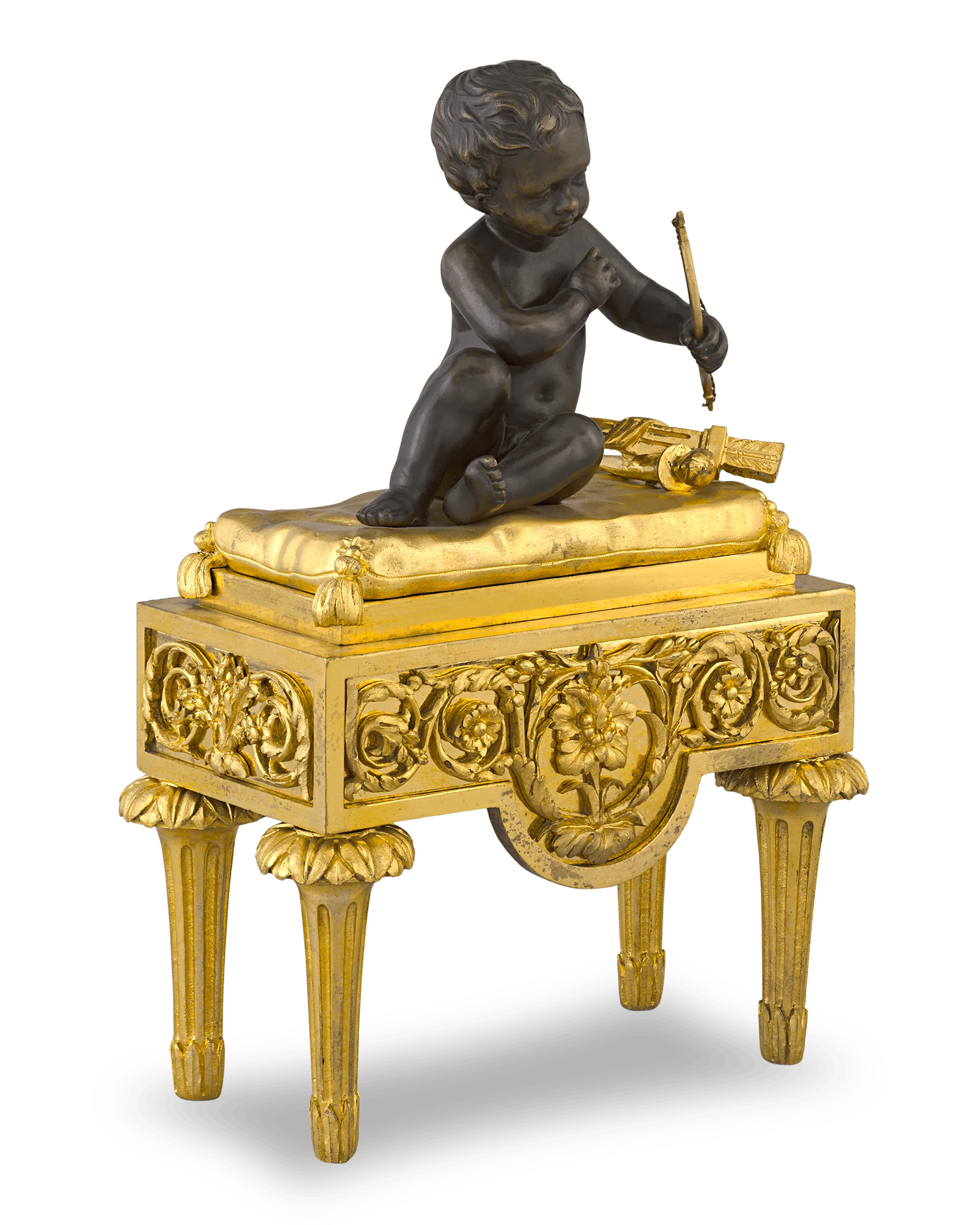 Louis XVI-Style Bronze Chenets - Image 6