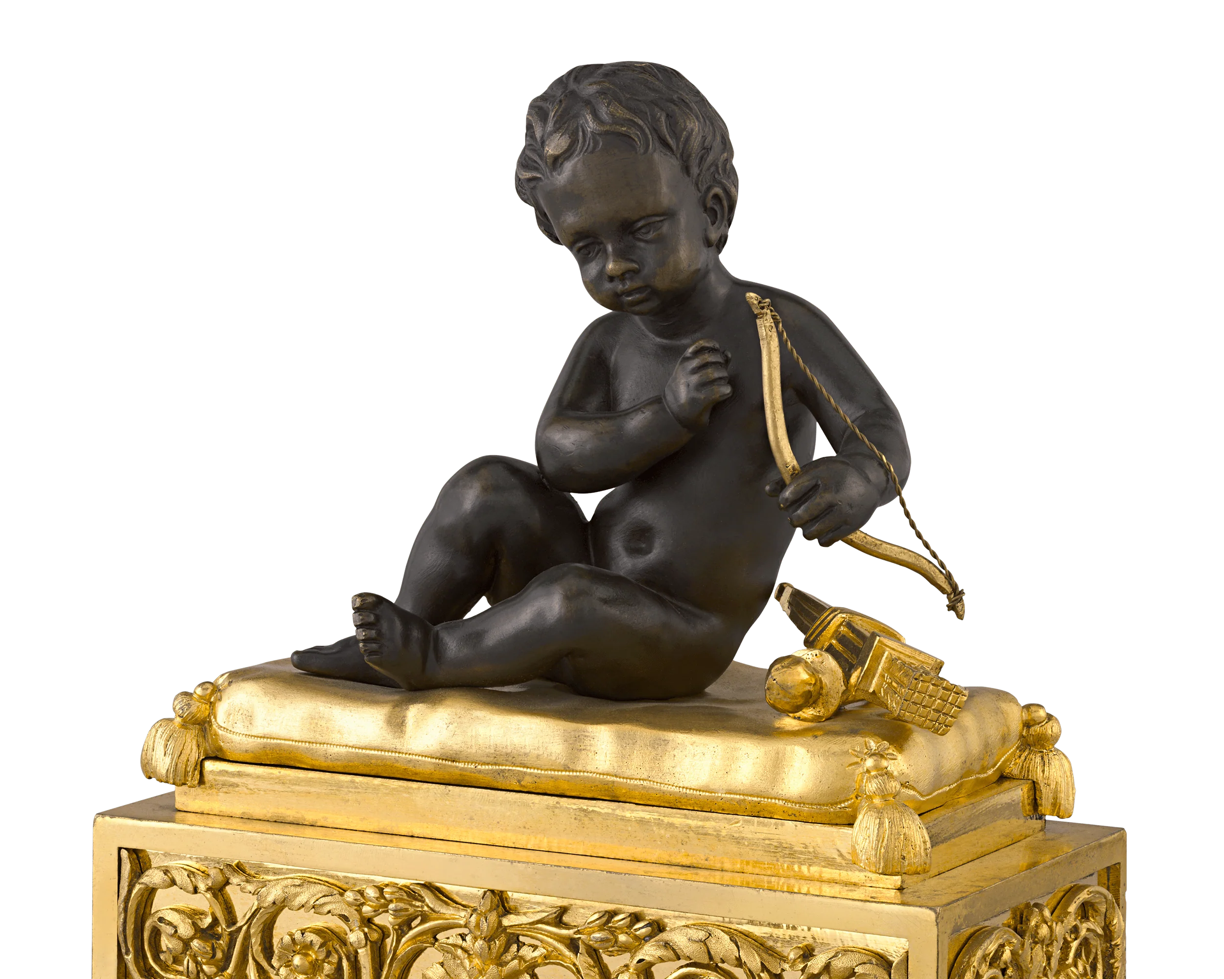 Louis XVI-Style Bronze Chenets - Image 7