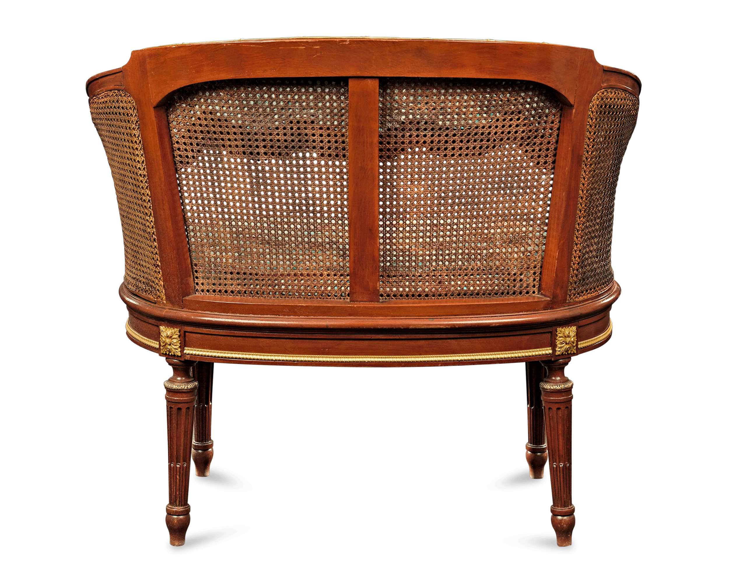 Louis XVI-Style French Caned Settees - Image 4