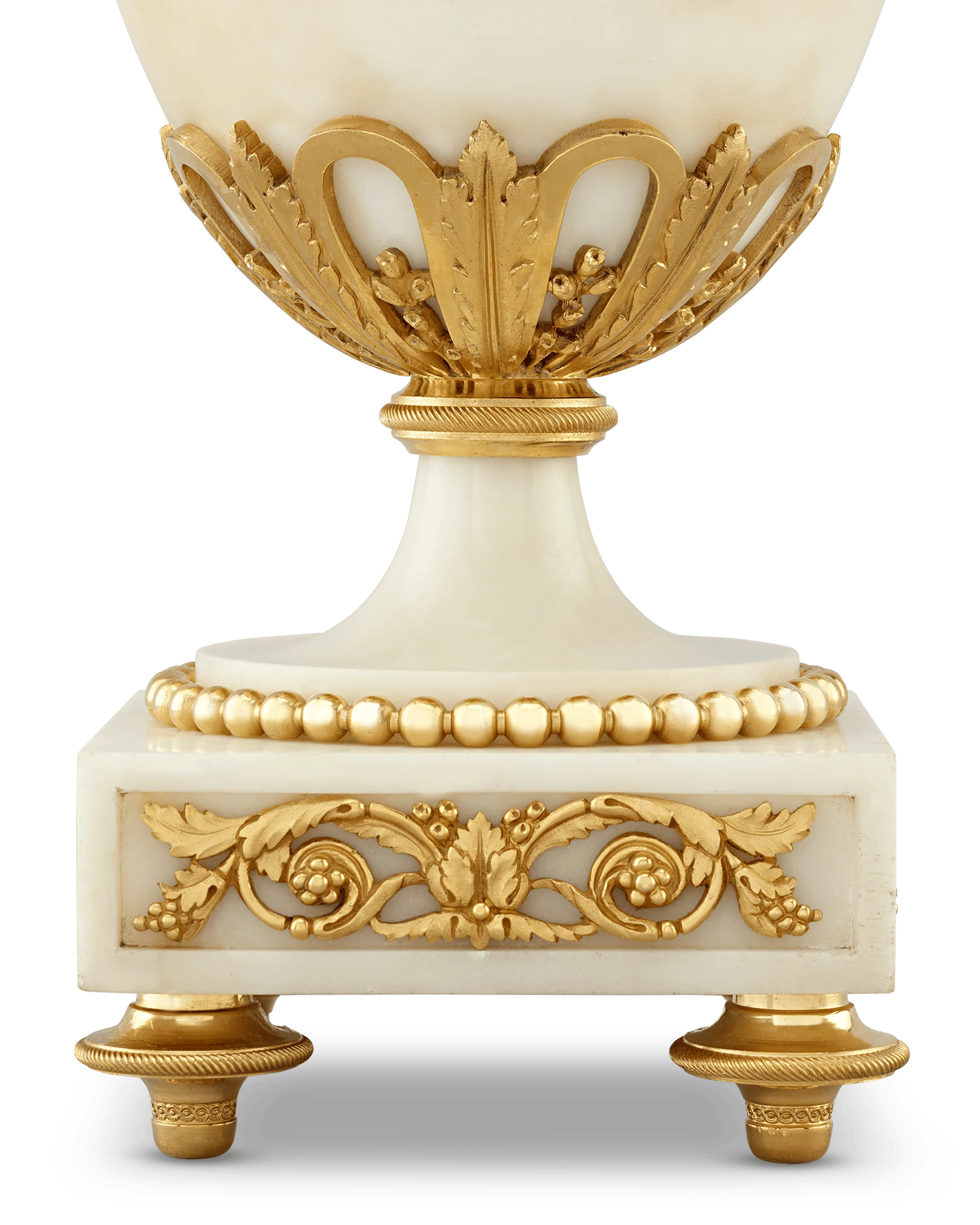 Louis XVI Style Gilt Marble Vases - Image 4