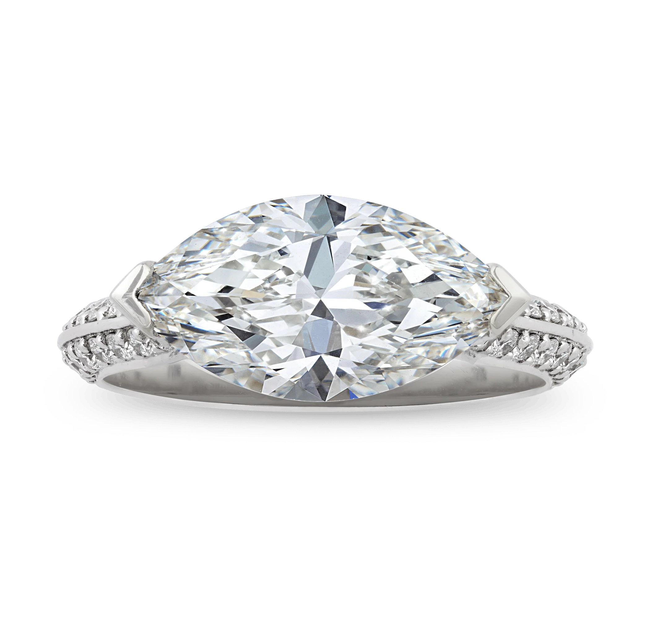 Marquise Cut Diamond Ring, 3.01 Carats