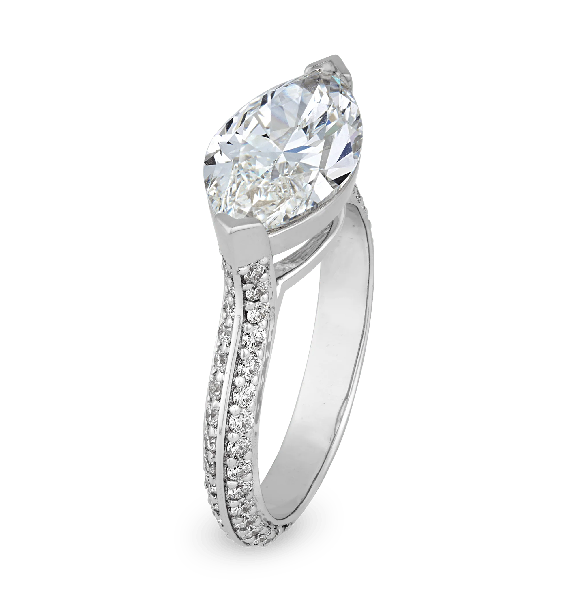 Marquise Cut Diamond Ring, 3.01 Carats - Image 2