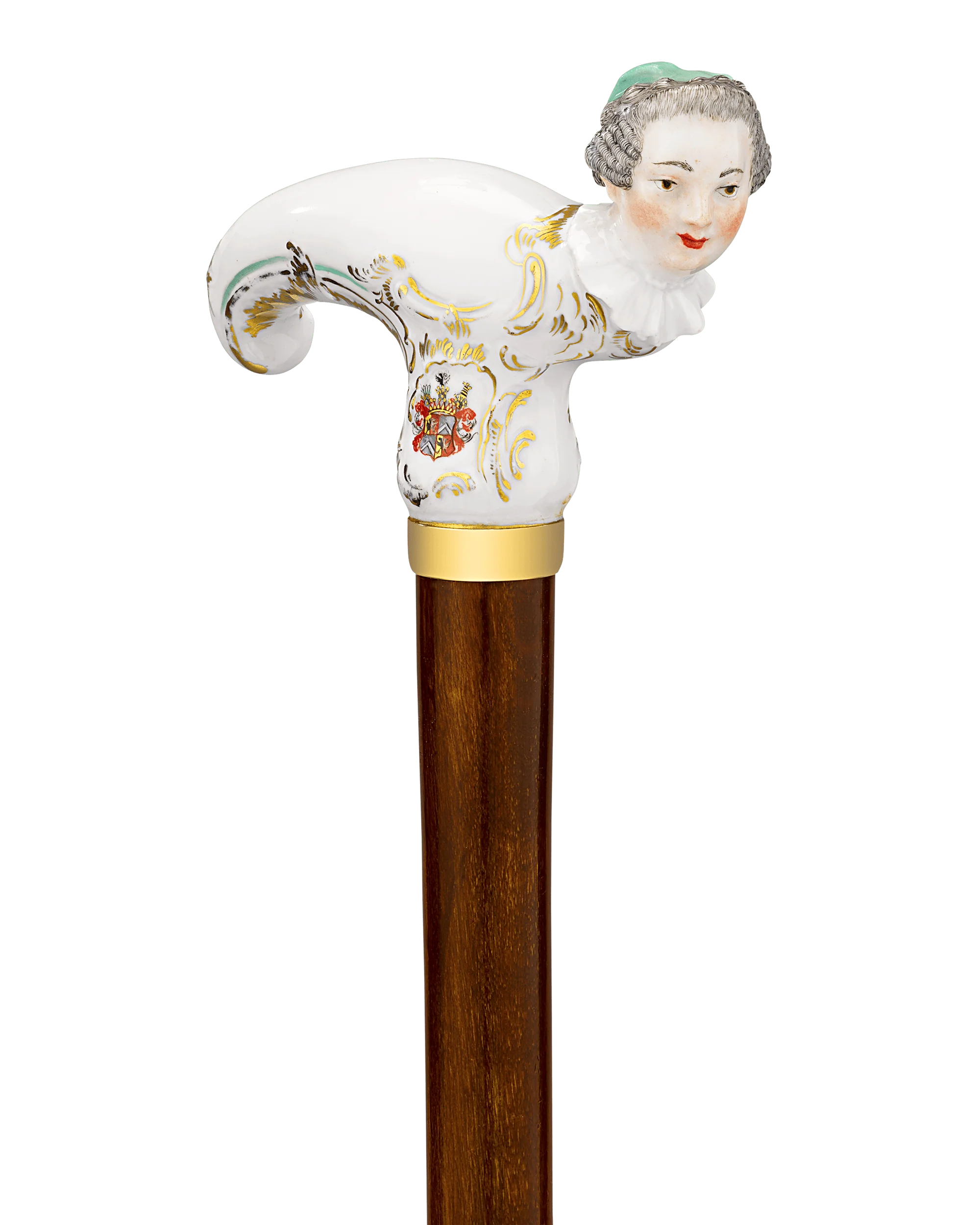 Meissen Figural Cane - Image 2