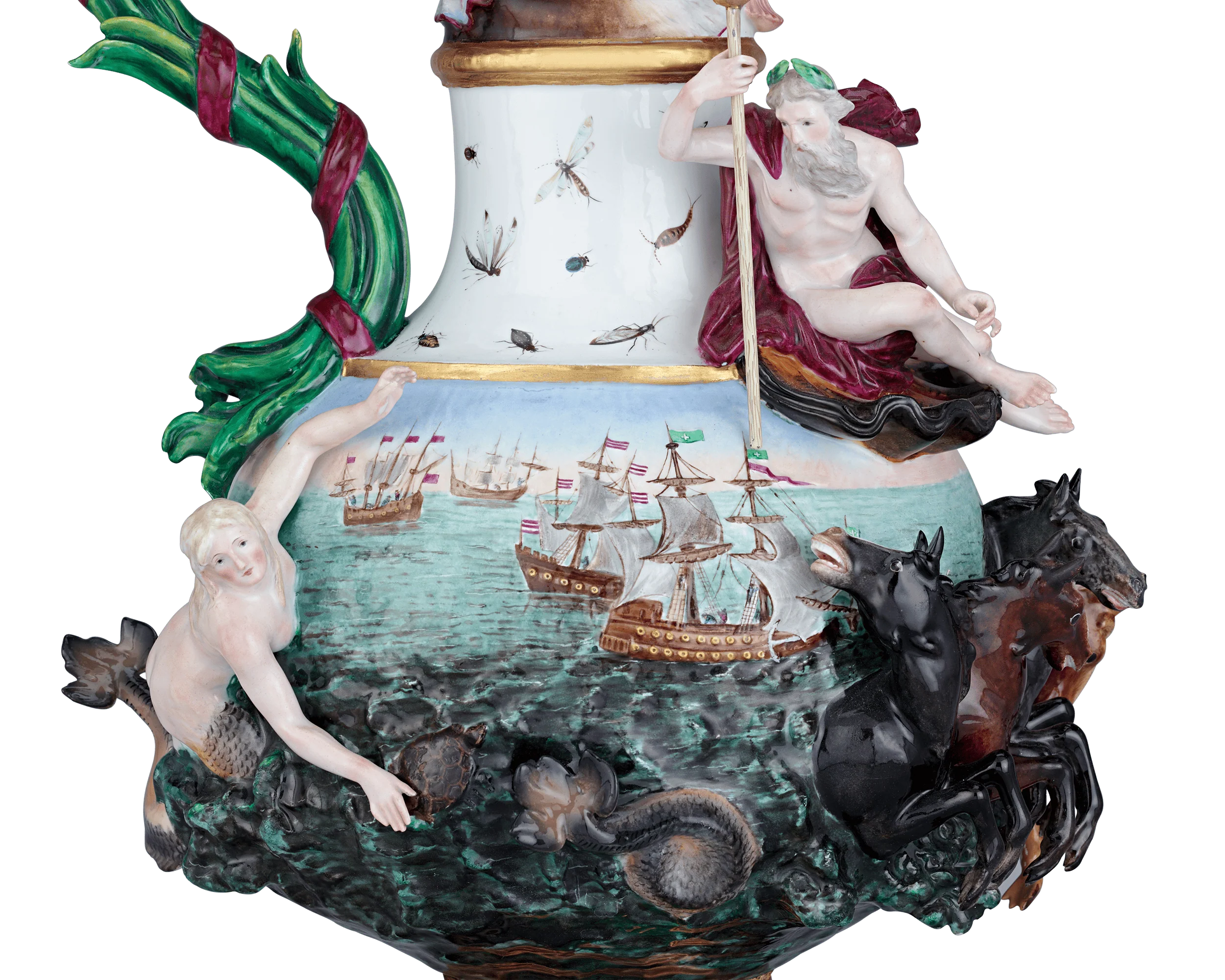 Meissen Four Elements Porcelain Ewers - Image 5