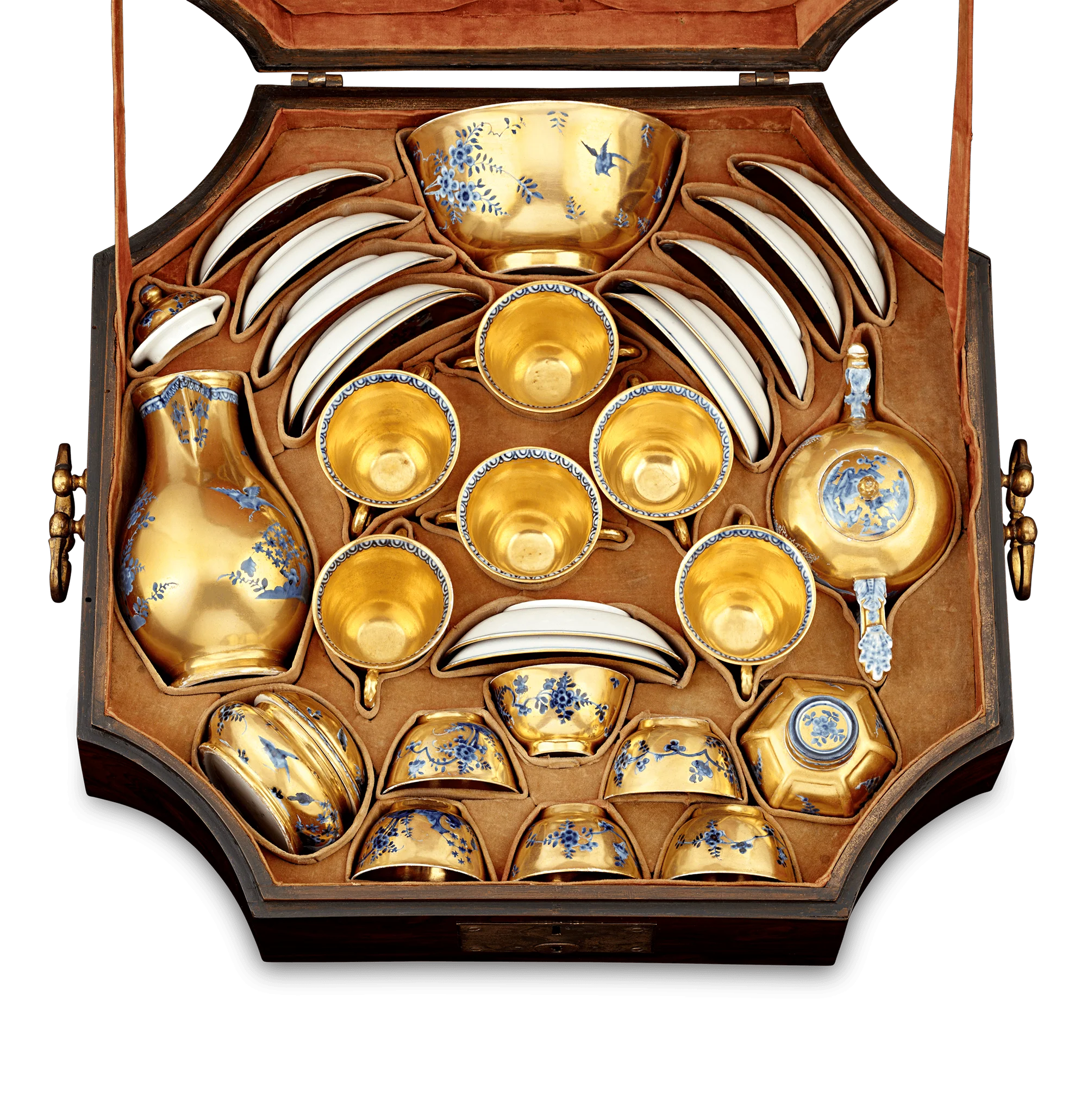 Meissen Gilt Traveling Tea Service - Image 2