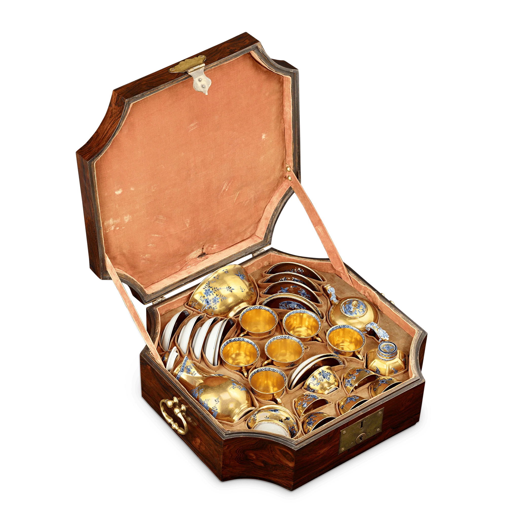 Meissen Gilt Traveling Tea Service - Image 3