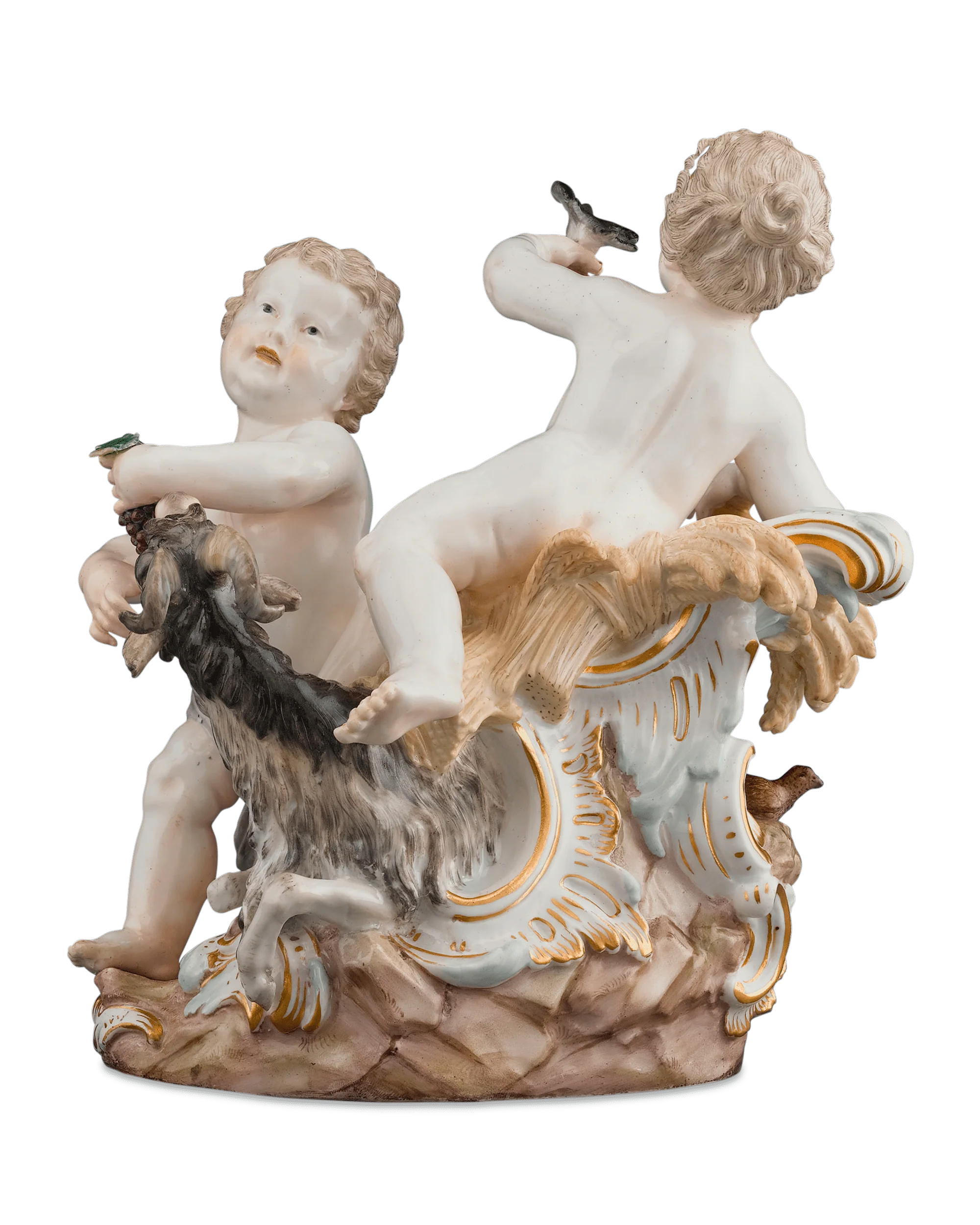 Meissen Porcelain Summer and Fall Figural Group - Image 3