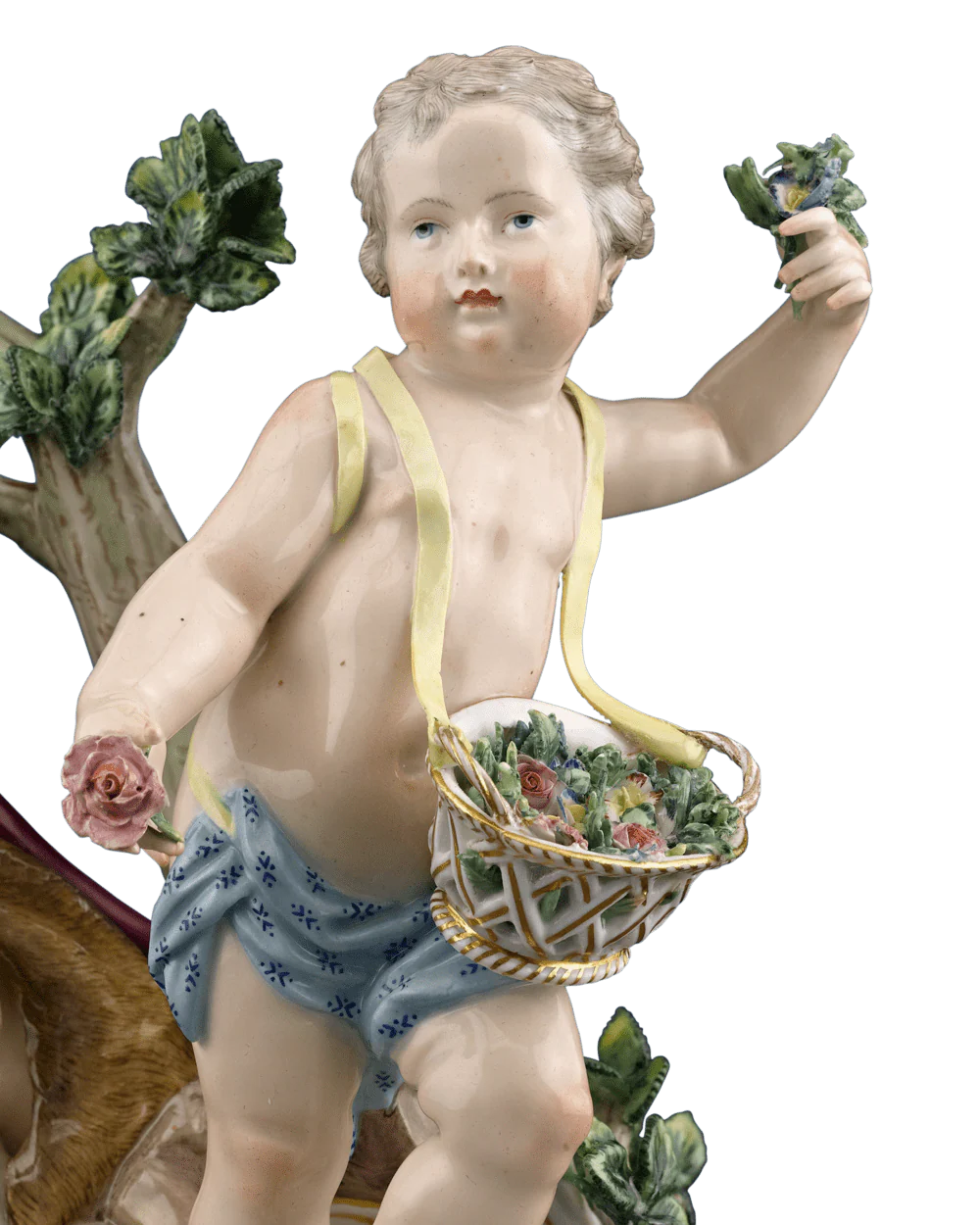 Meissen Porcelain Winter and Spring Figural Group - Image 4