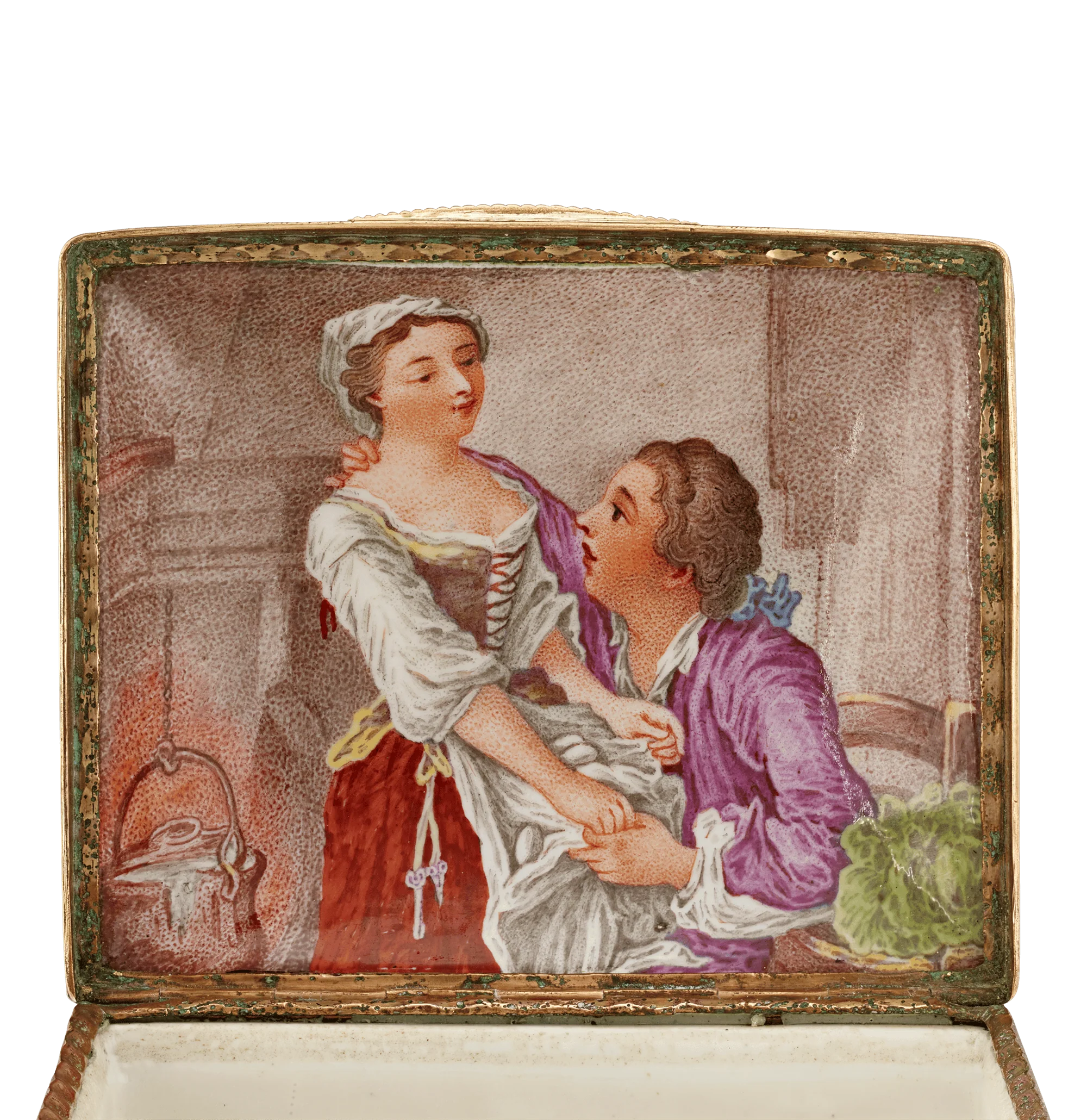 Meissen Rococo Porcelain Box - Image 3