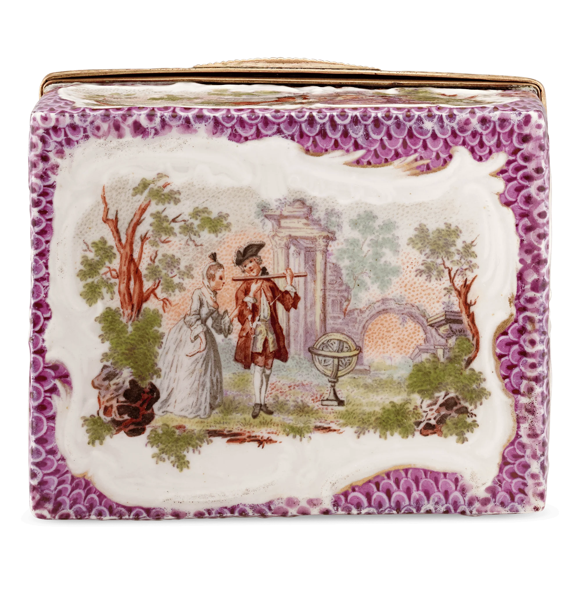 Meissen Rococo Porcelain Box - Image 6