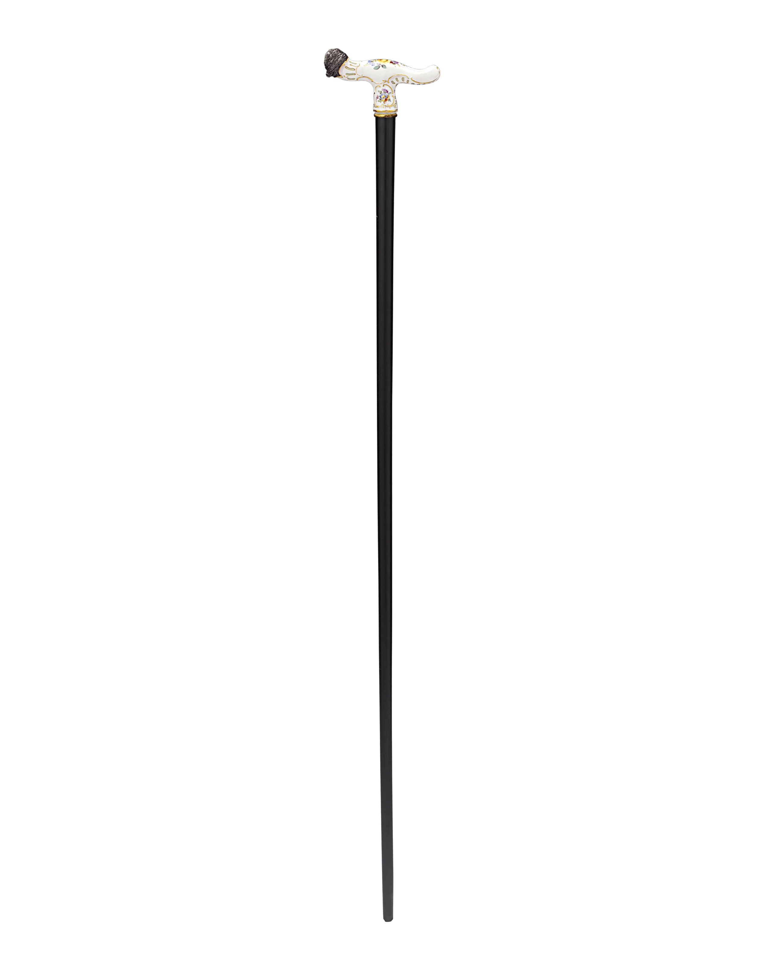 Meissen Veiled Woman Cane - Image 4