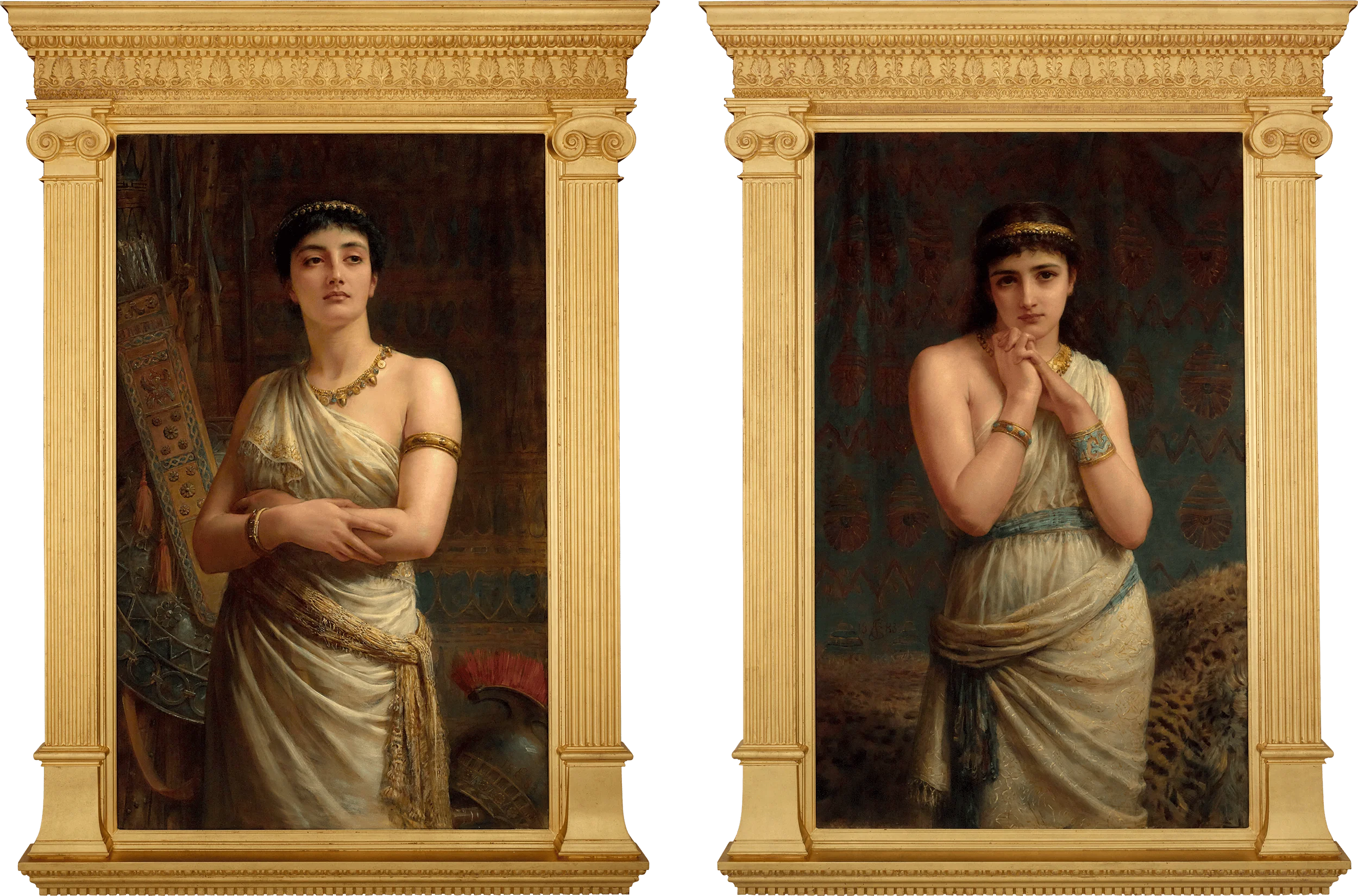 Merab and Michal by Edwin Longsden Long - Image 2