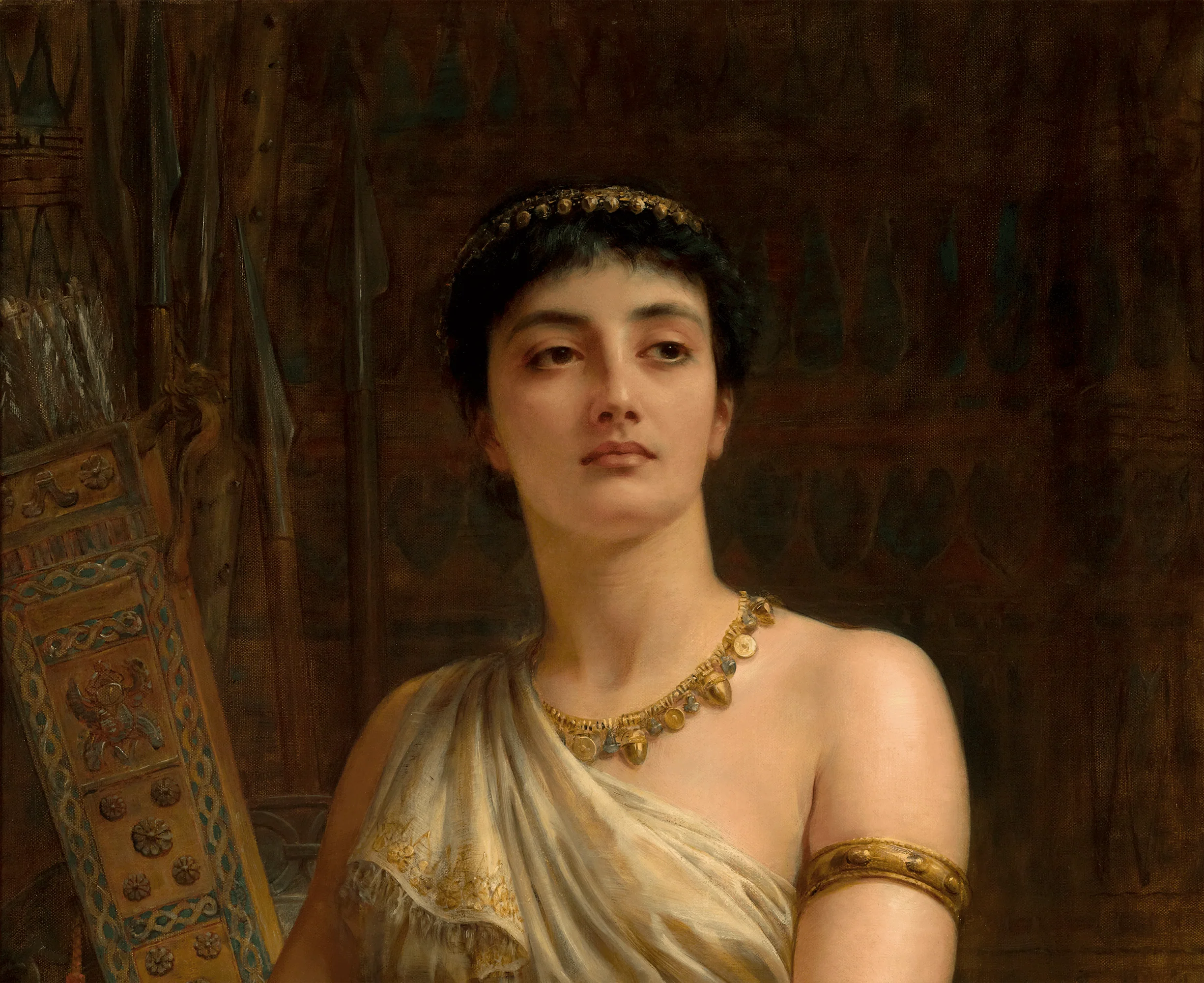Merab and Michal by Edwin Longsden Long - Image 5