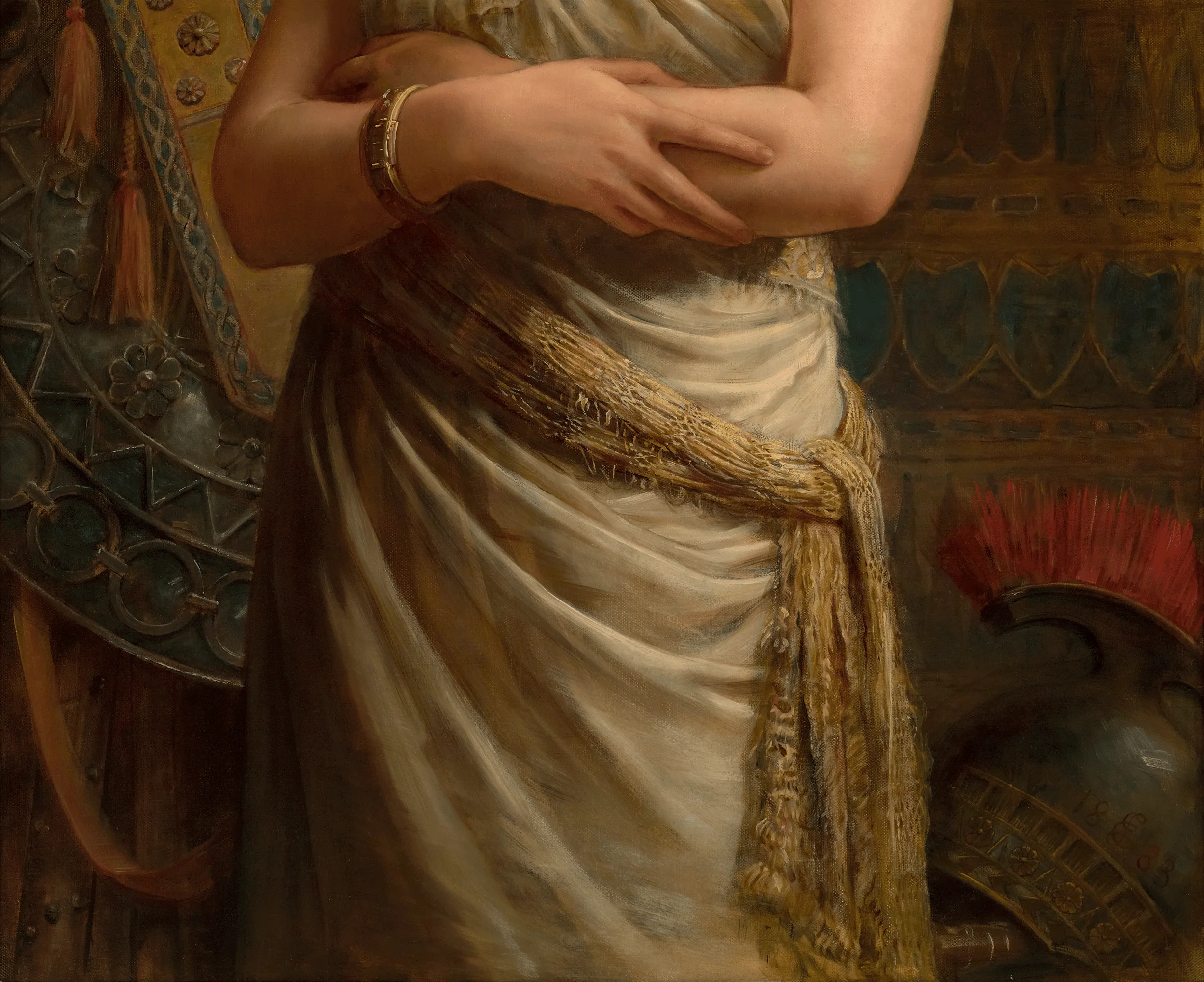 Merab and Michal by Edwin Longsden Long - Image 6