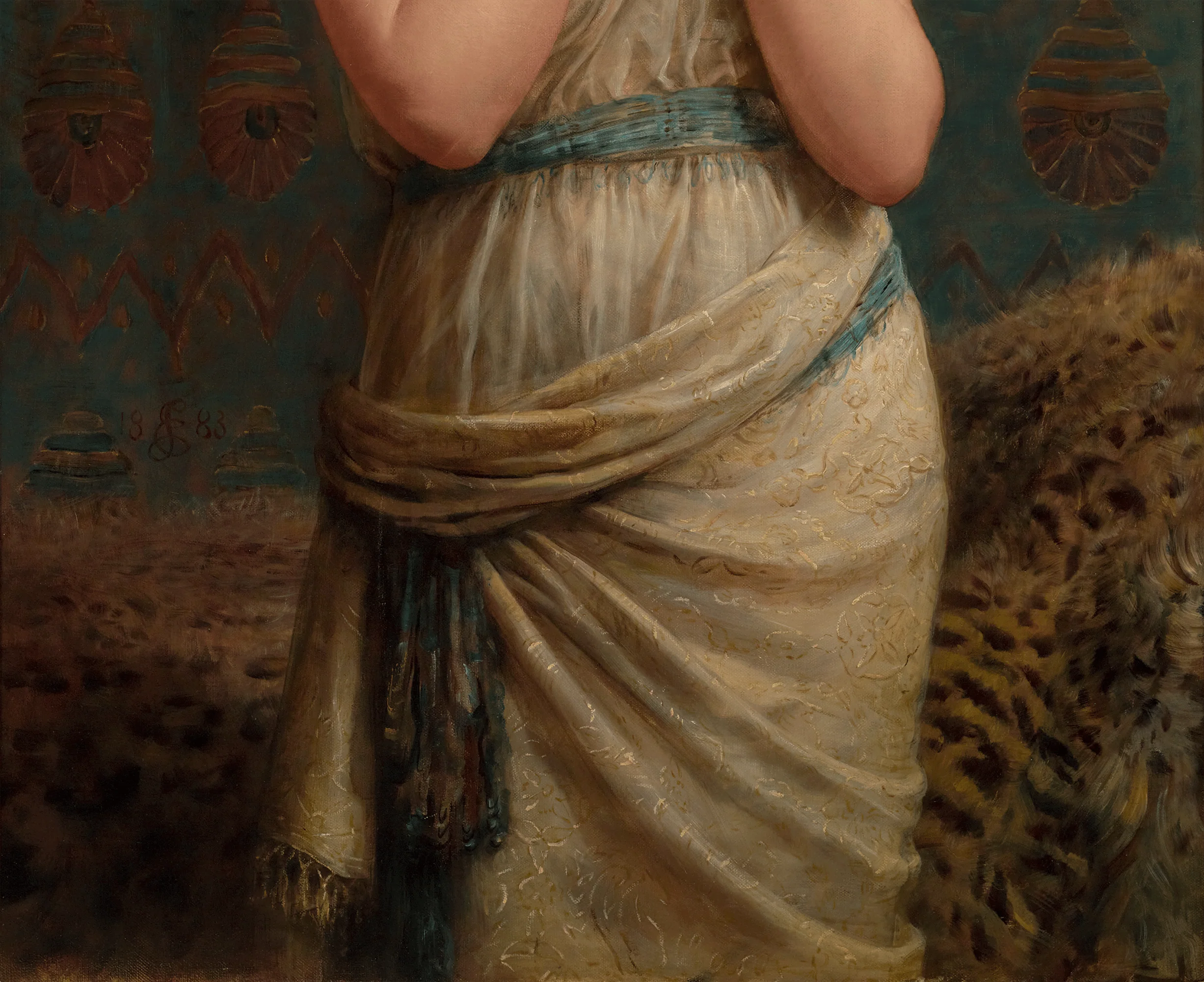 Merab and Michal by Edwin Longsden Long - Image 9