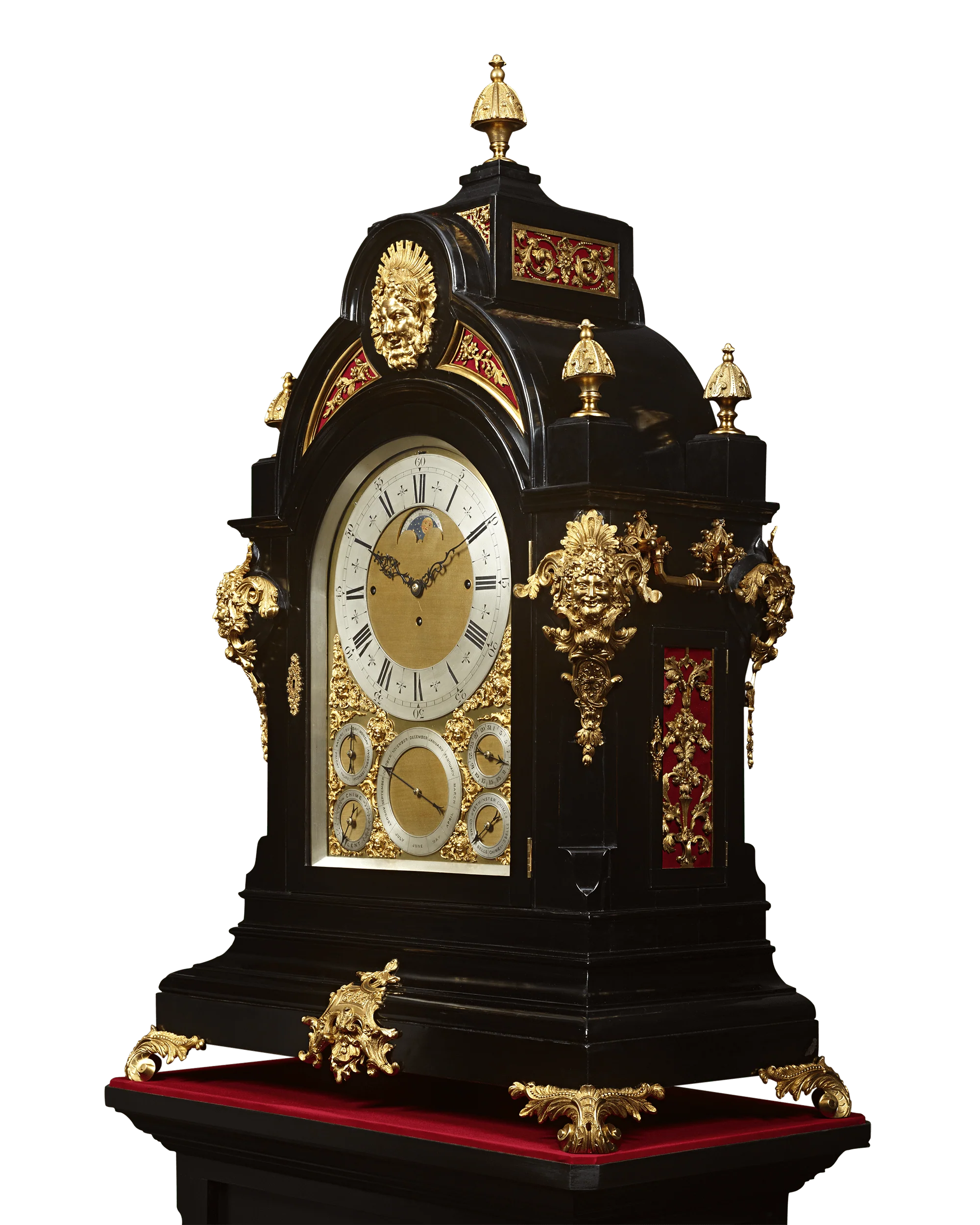 Monumental Three-Train Bracket Clock by J.C. Jennens & Sons - Image 7
