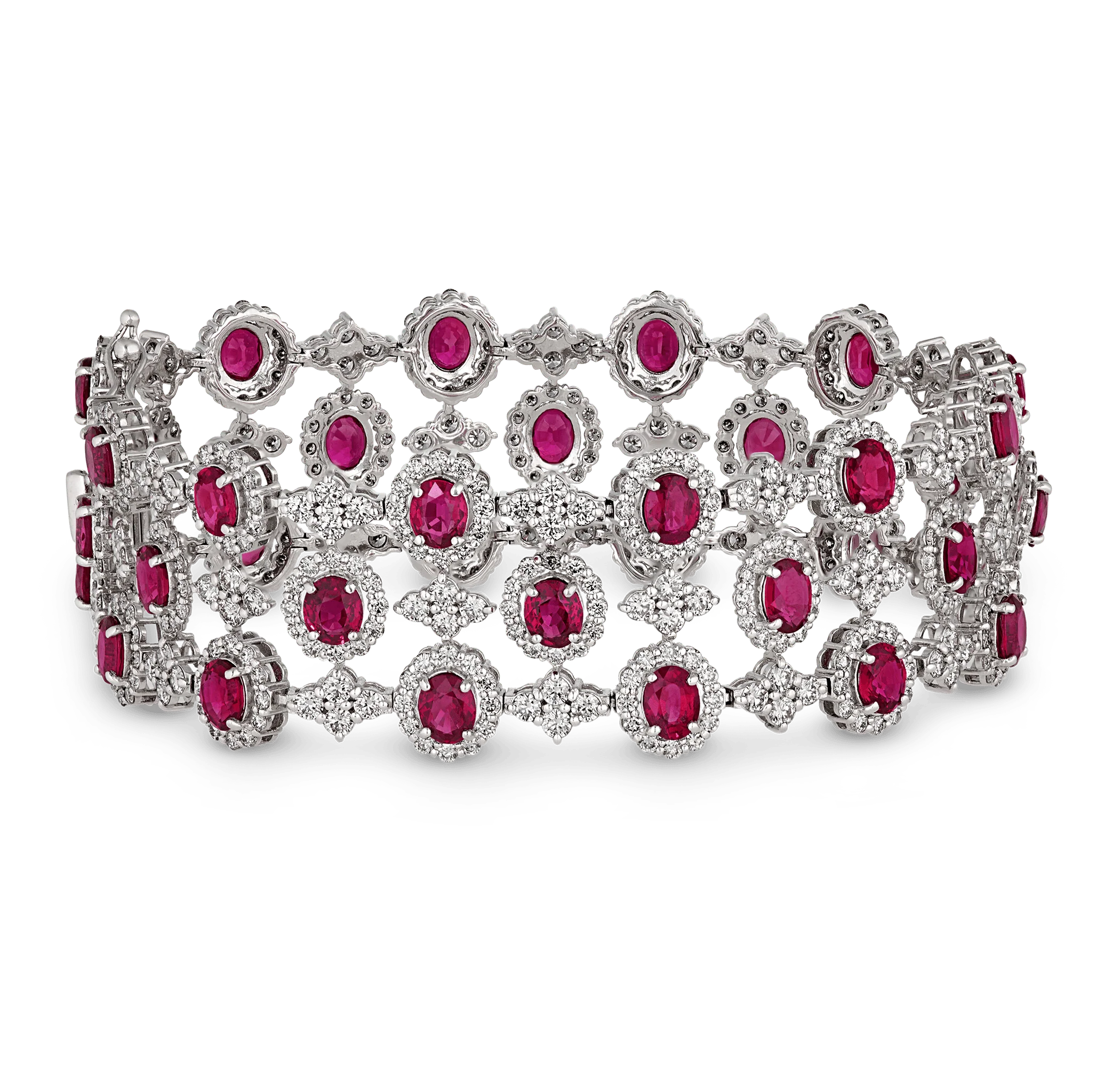 Mozambique Ruby and Diamond Bracelet - Image 2