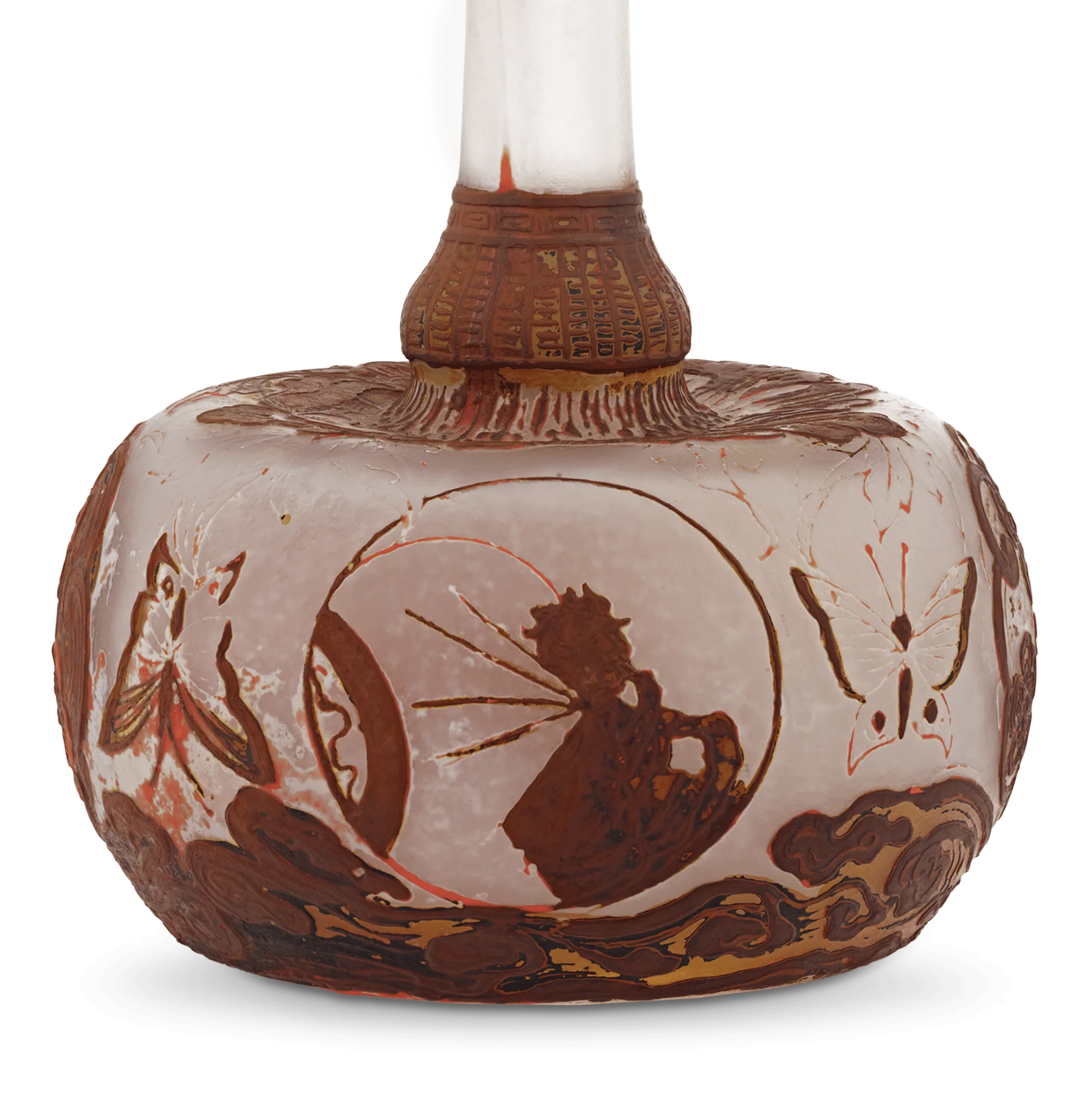 Muller Frères Luneville Woodland Vase - Image 4