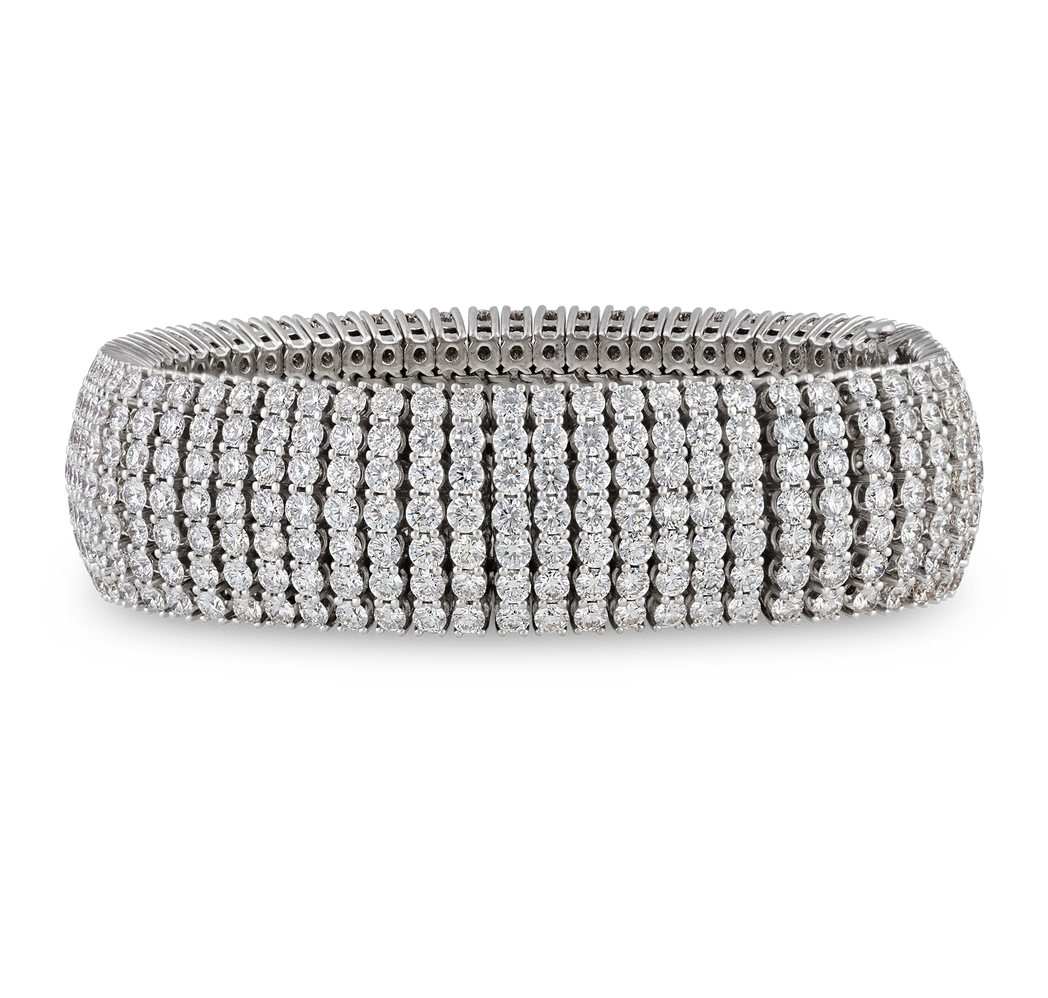 Multi-Row Diamond Bracelet, 28.50 Carats - Image 3