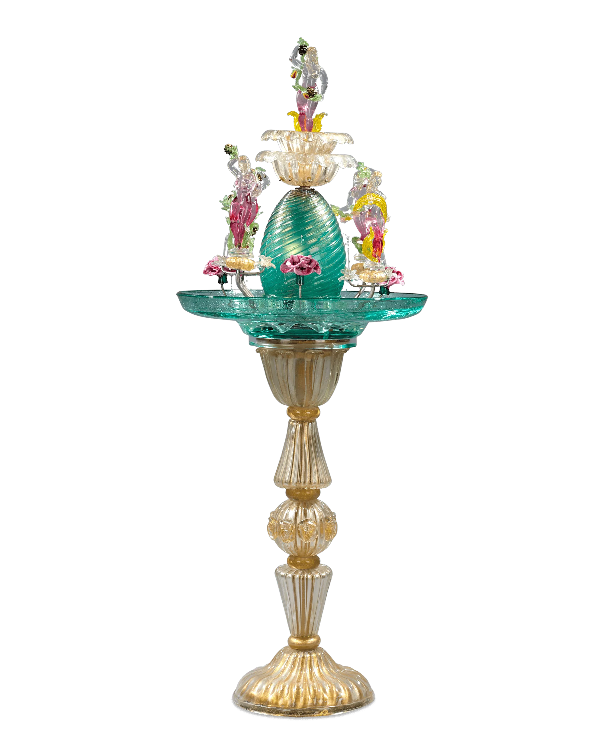 Murano Venetian Glass Water Fountain - Image 2