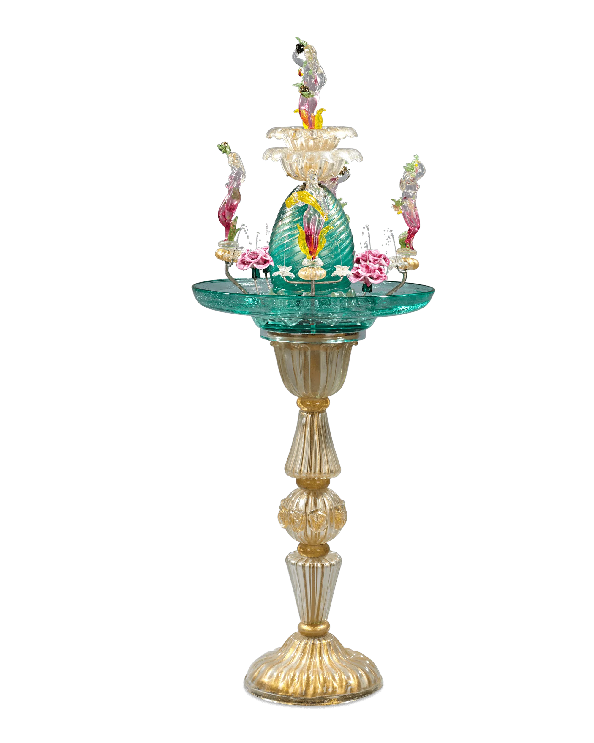 Murano Venetian Glass Water Fountain - Image 3