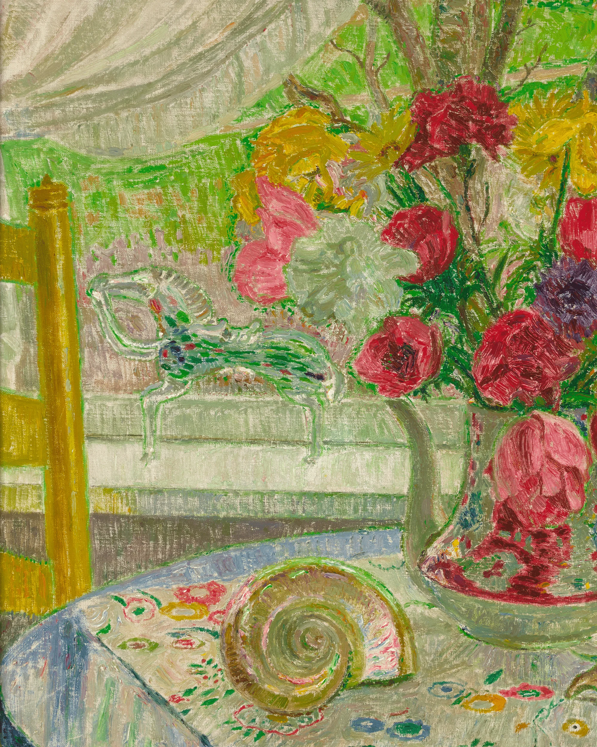 Nature morte devant la fenetre by Léon de Smet - Image 3