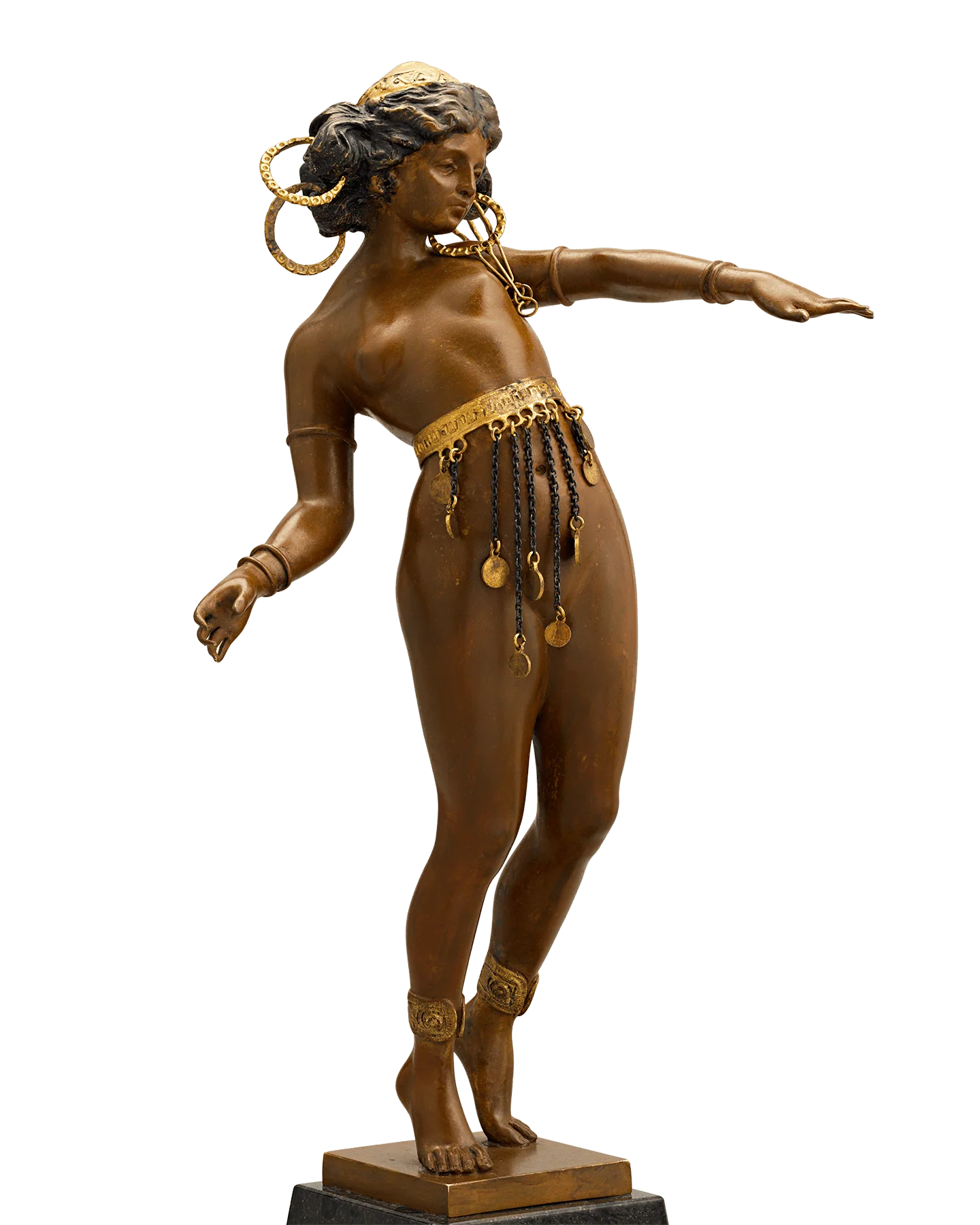 Nubian Dancer by Carl Kauba - Image 3