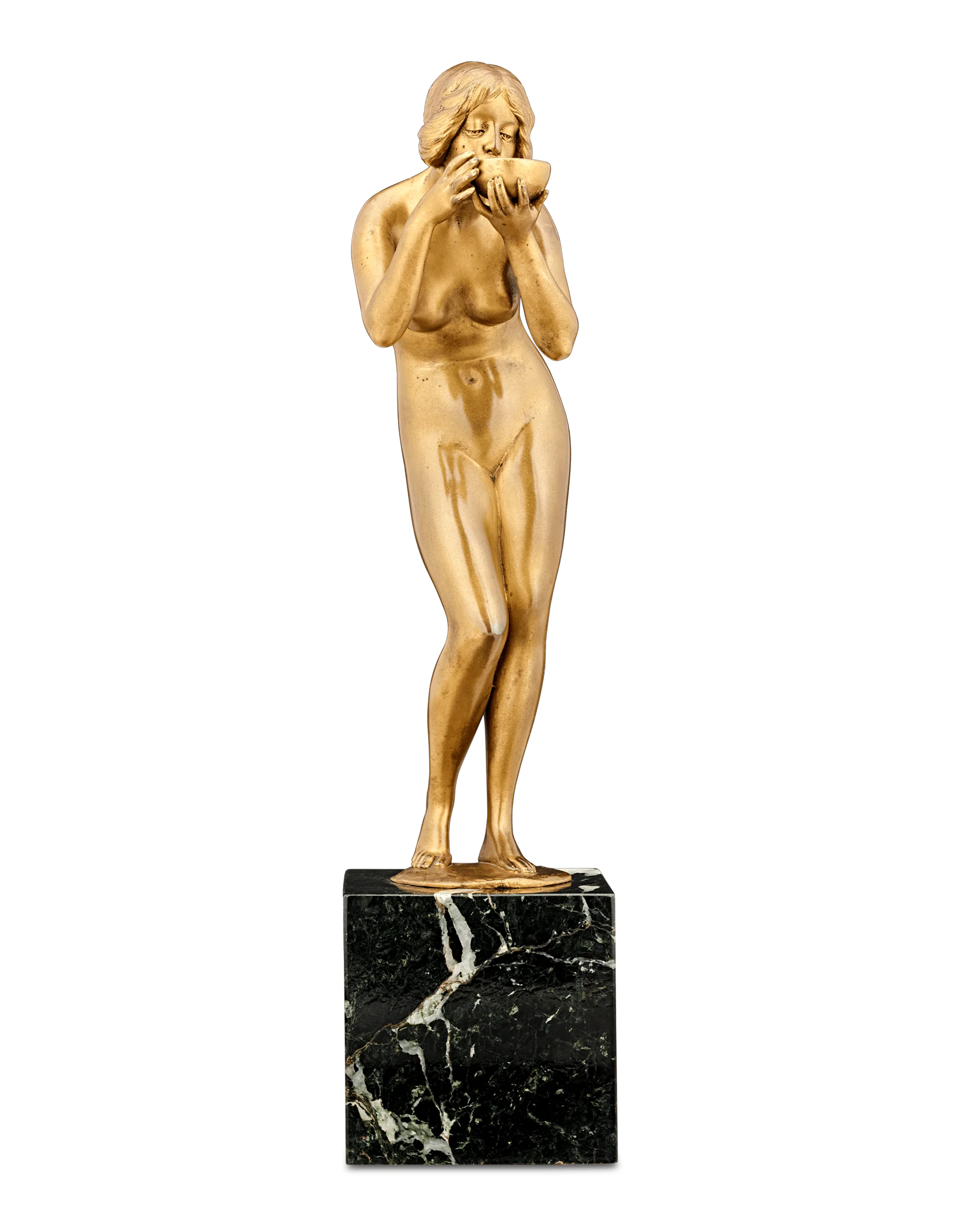 Nude Drinking from a Bowl by Victor Heinrich Seifert - Image 2