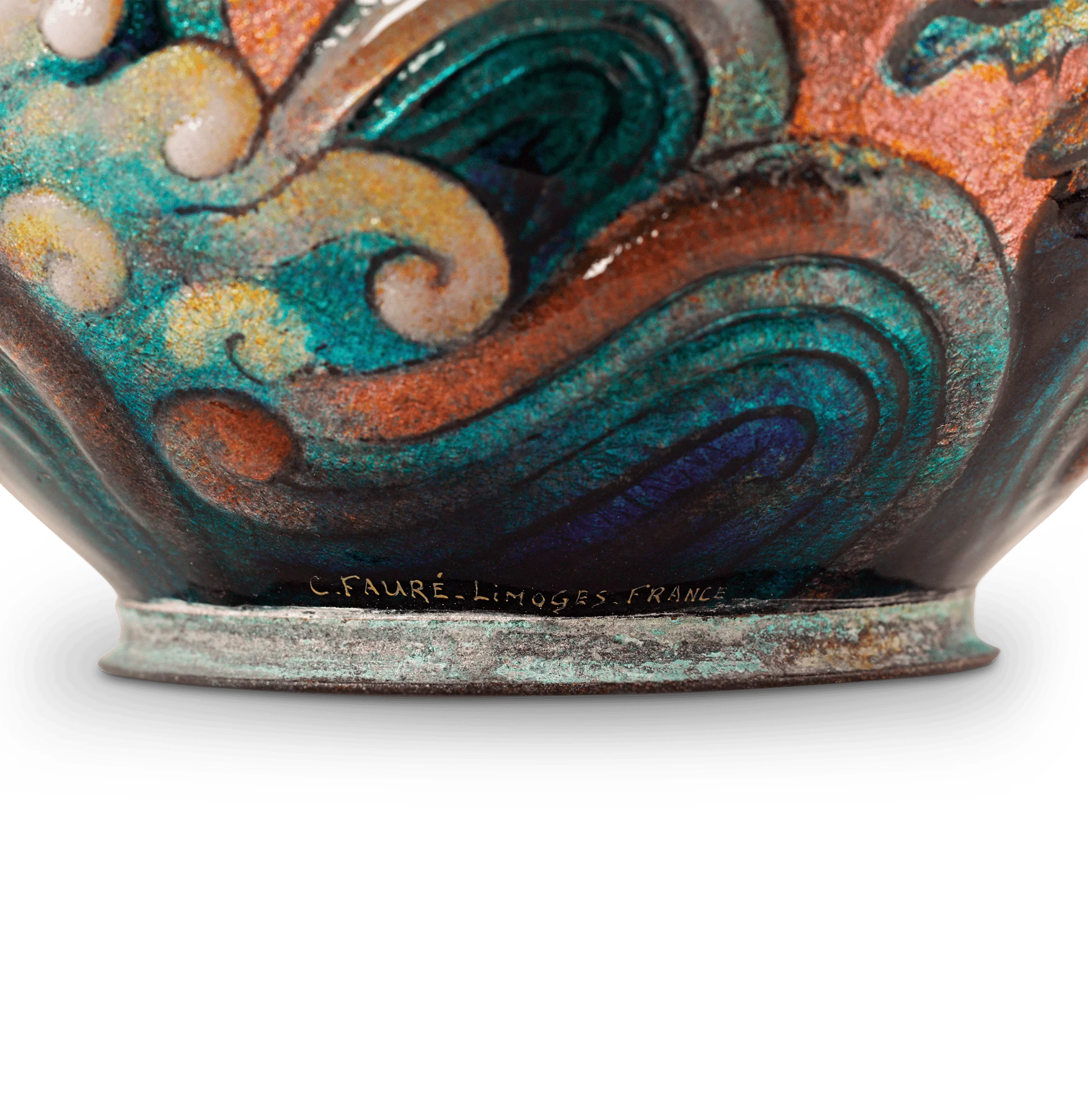 Ocean Waves Vase by Camille Fauré - Image 3