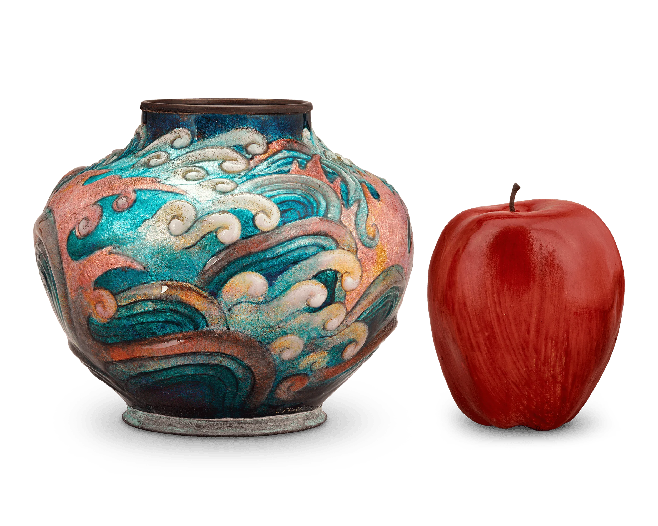 Ocean Waves Vase by Camille Fauré - Image 4