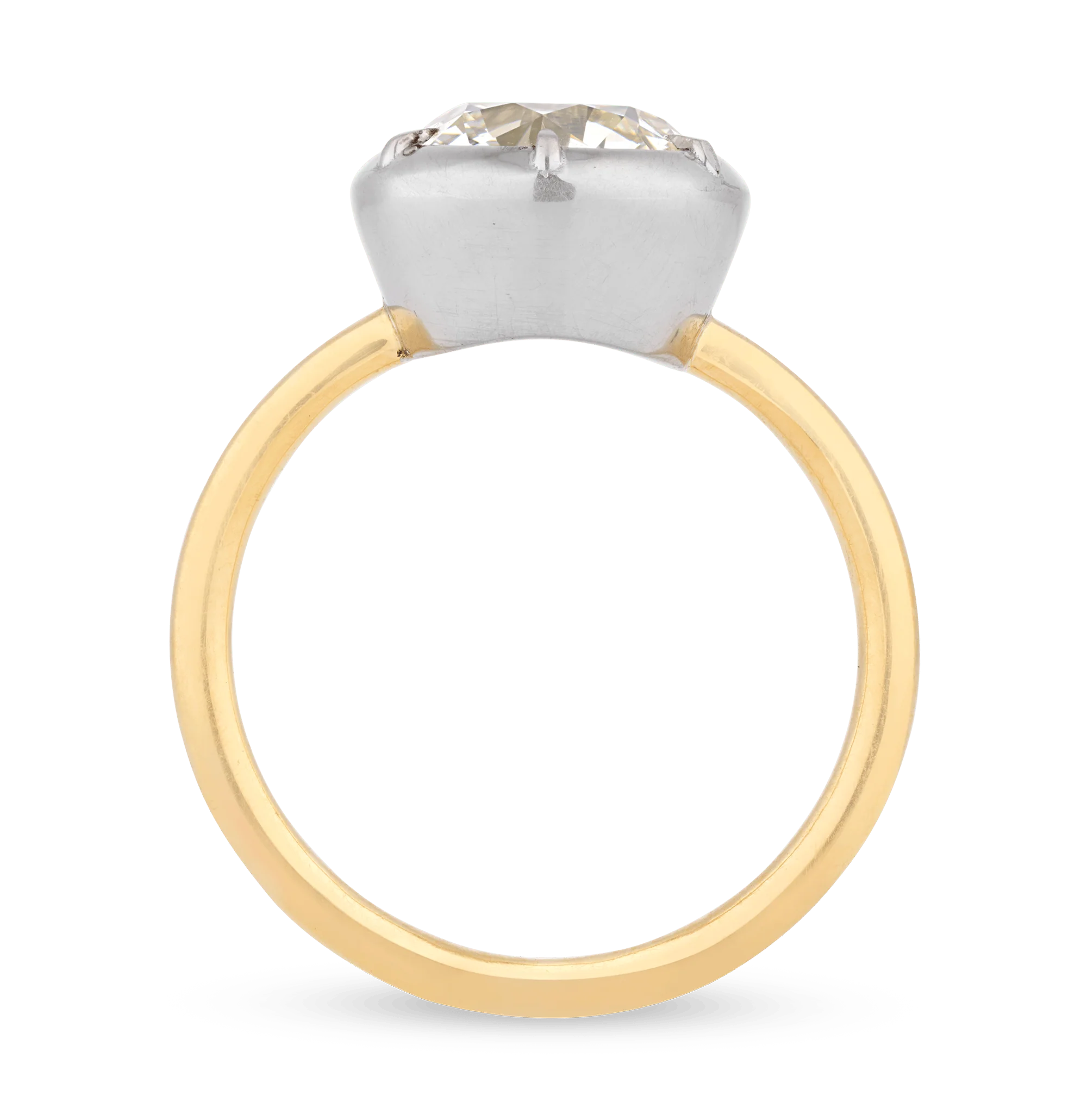 Old European Cut Diamond Ring, 2.18 Carats - Image 2