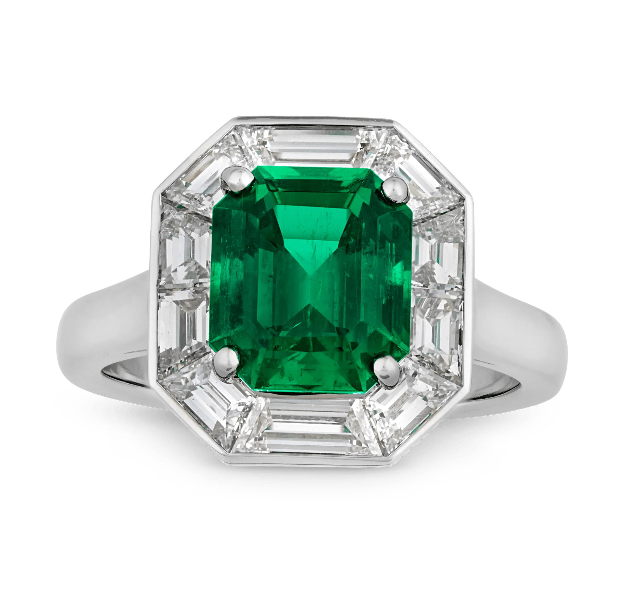Oscar Heyman Colombian Emerald Ring, 2.60 Carats