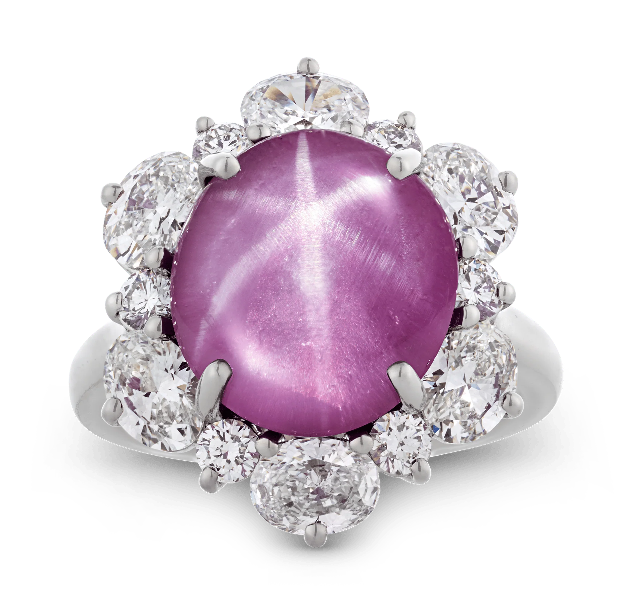 Oscar Heyman Untreated Ceylon Star Ruby Ring, 8.57 Carats - Image 3