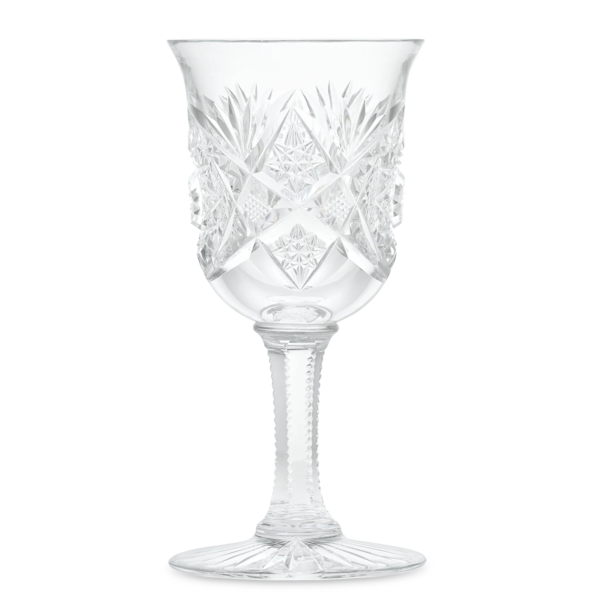 Pair of American Cut Glass Cups - Image 3