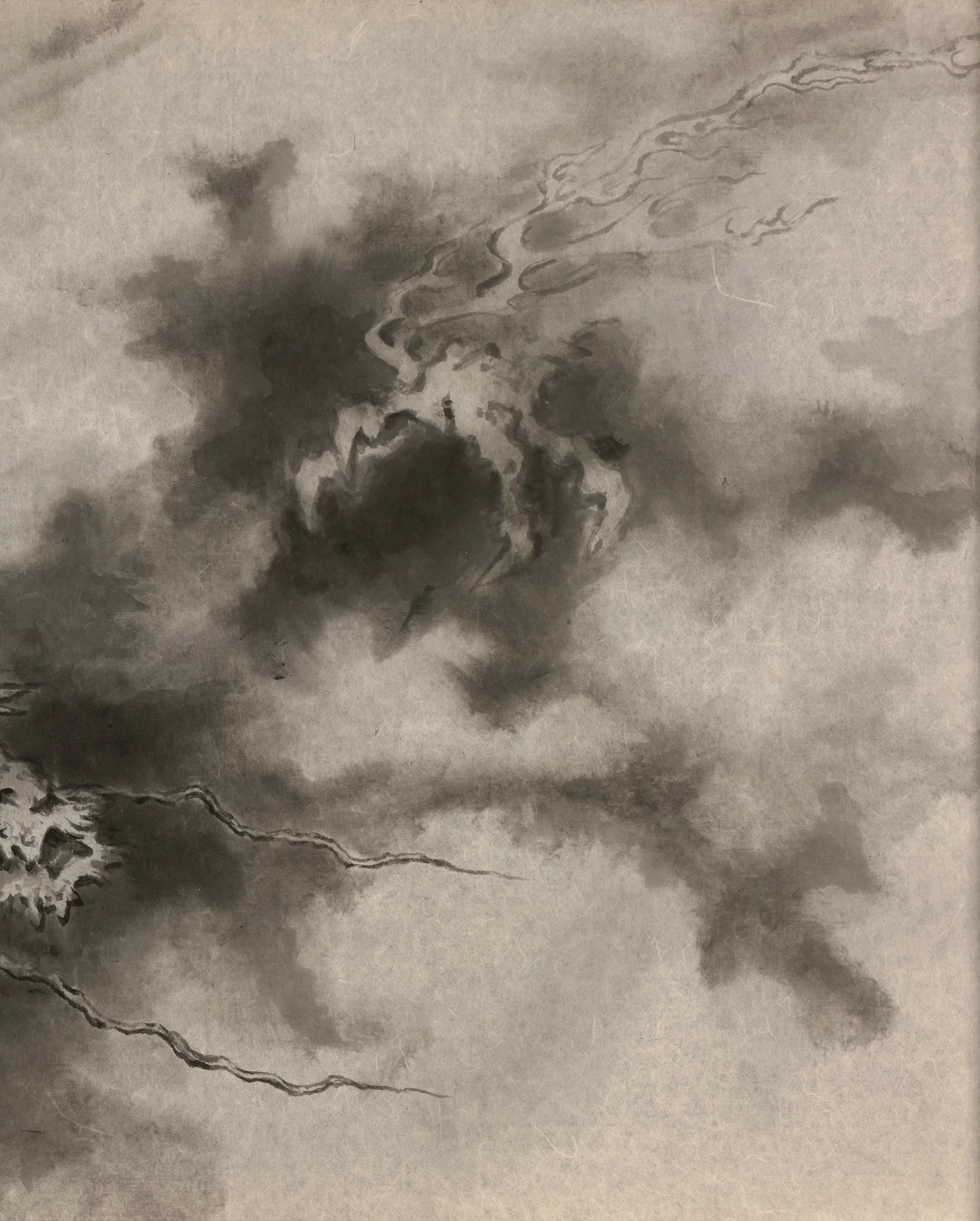 Pair of Dragons in Clouds by Prime Minister Morihiro Hosokawa - Image 5
