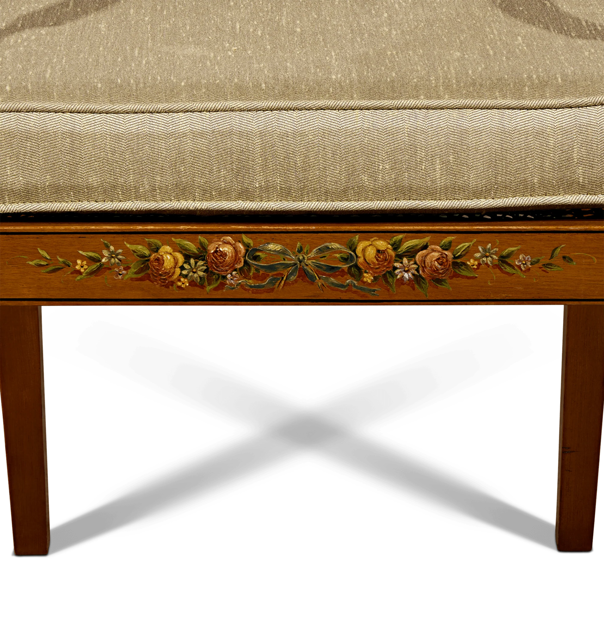 Pair of Edwardian Satinwood Cane Chairs - Image 4