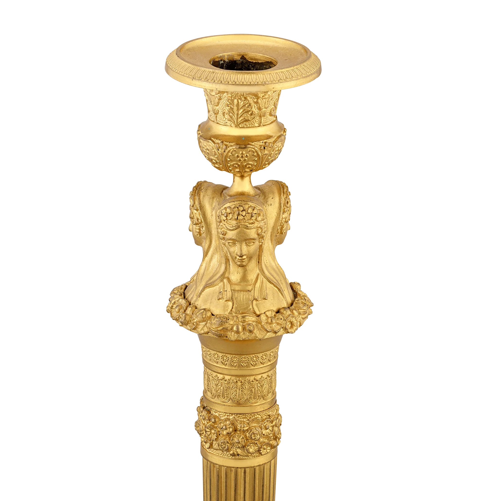 Pair of Empire Candlesticks by Claude Galle - Image 3