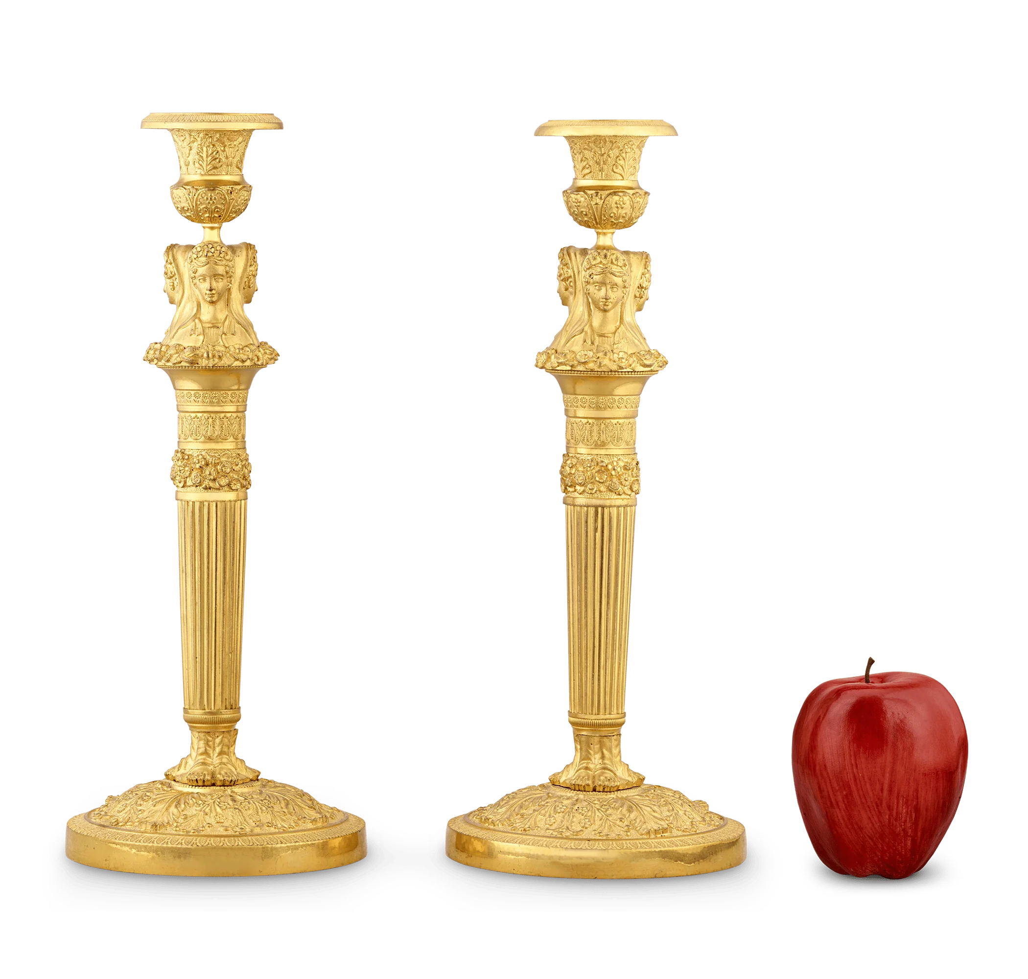 Pair of Empire Candlesticks by Claude Galle - Image 5