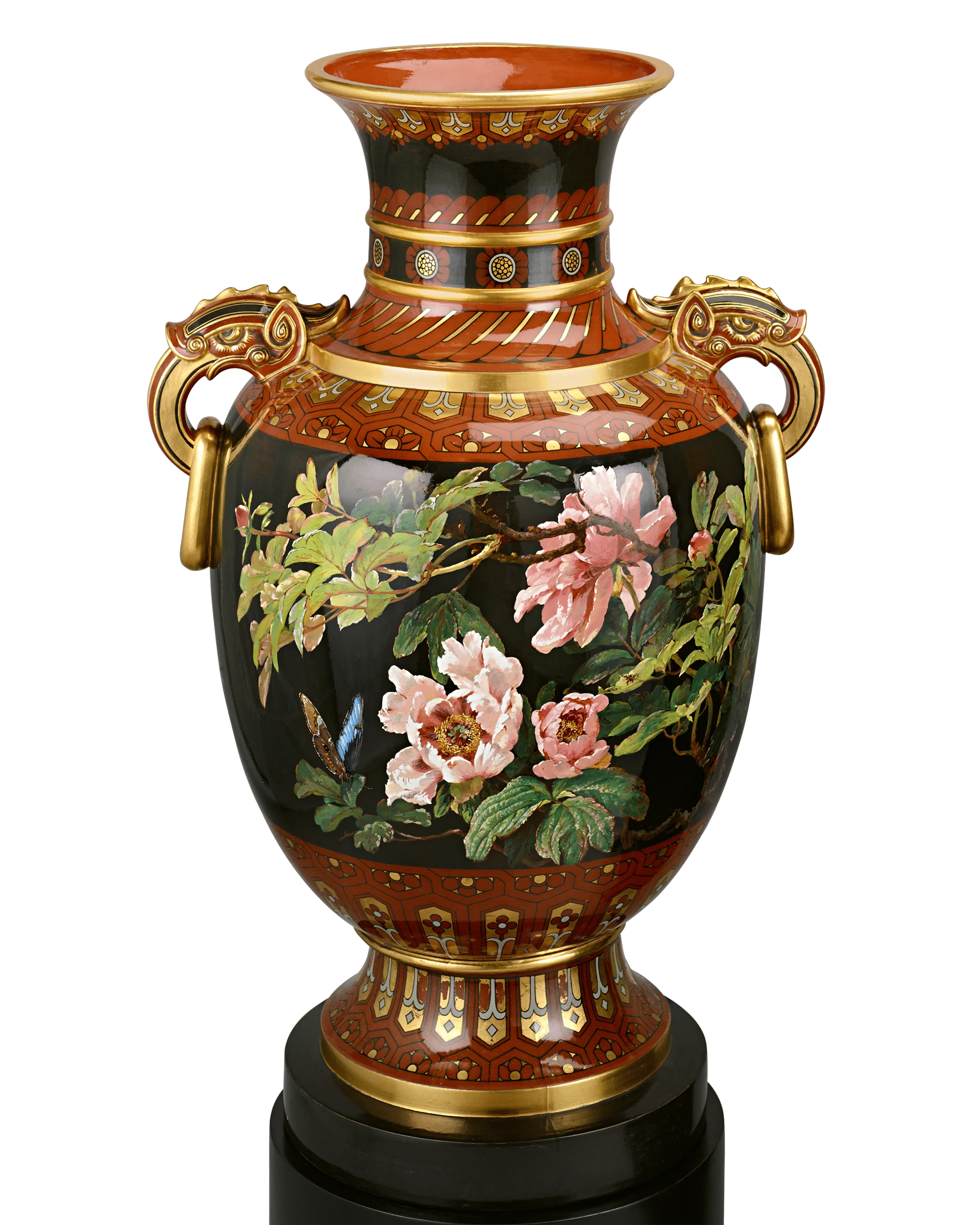 Pair of Minton Exhibition Vases - Image 2