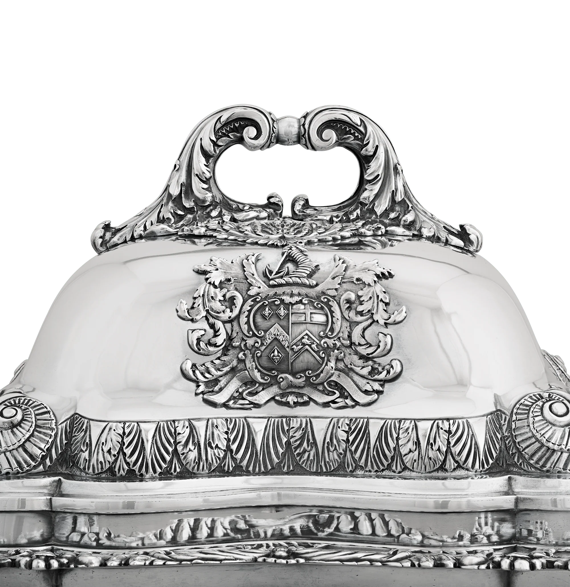 Pair of Silver Entree Dishes by Edward Farrell - Image 3